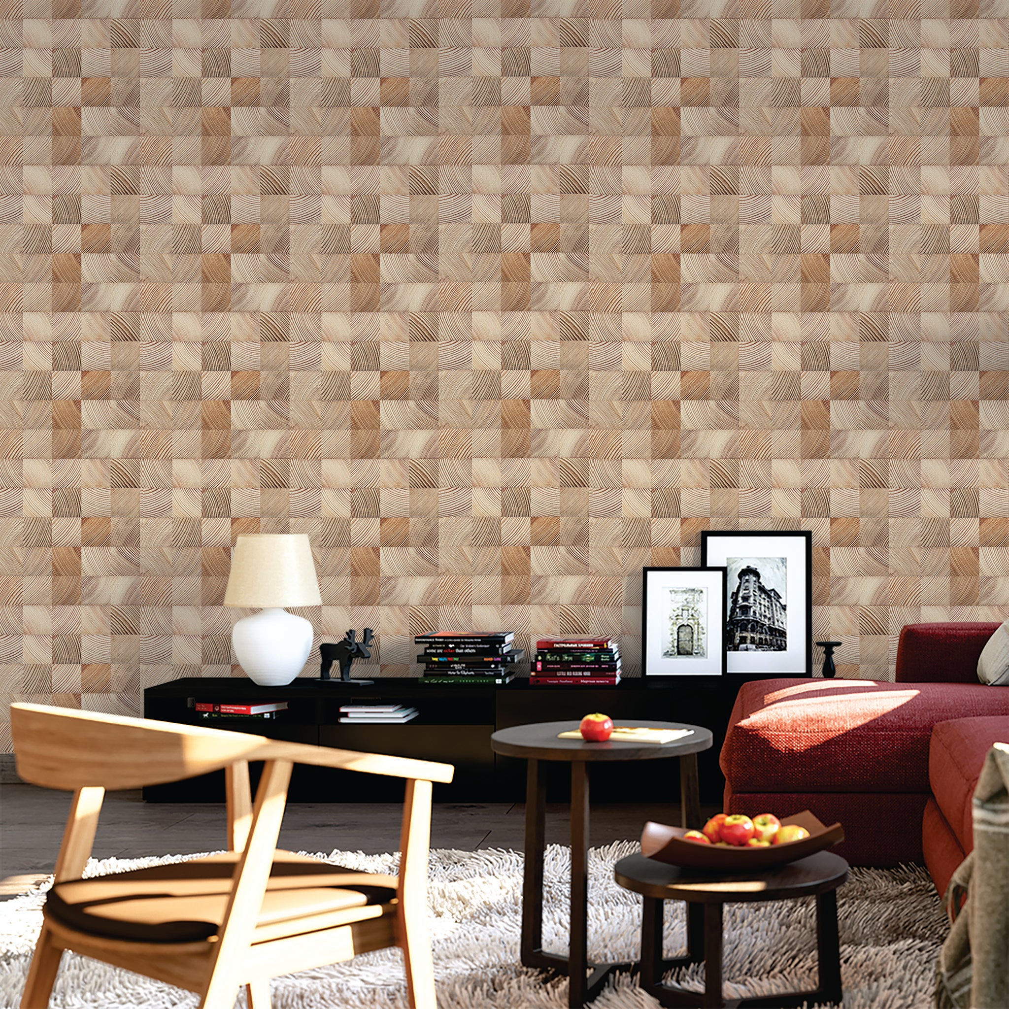 Slats & Wood Wallpaper WAL1655-W