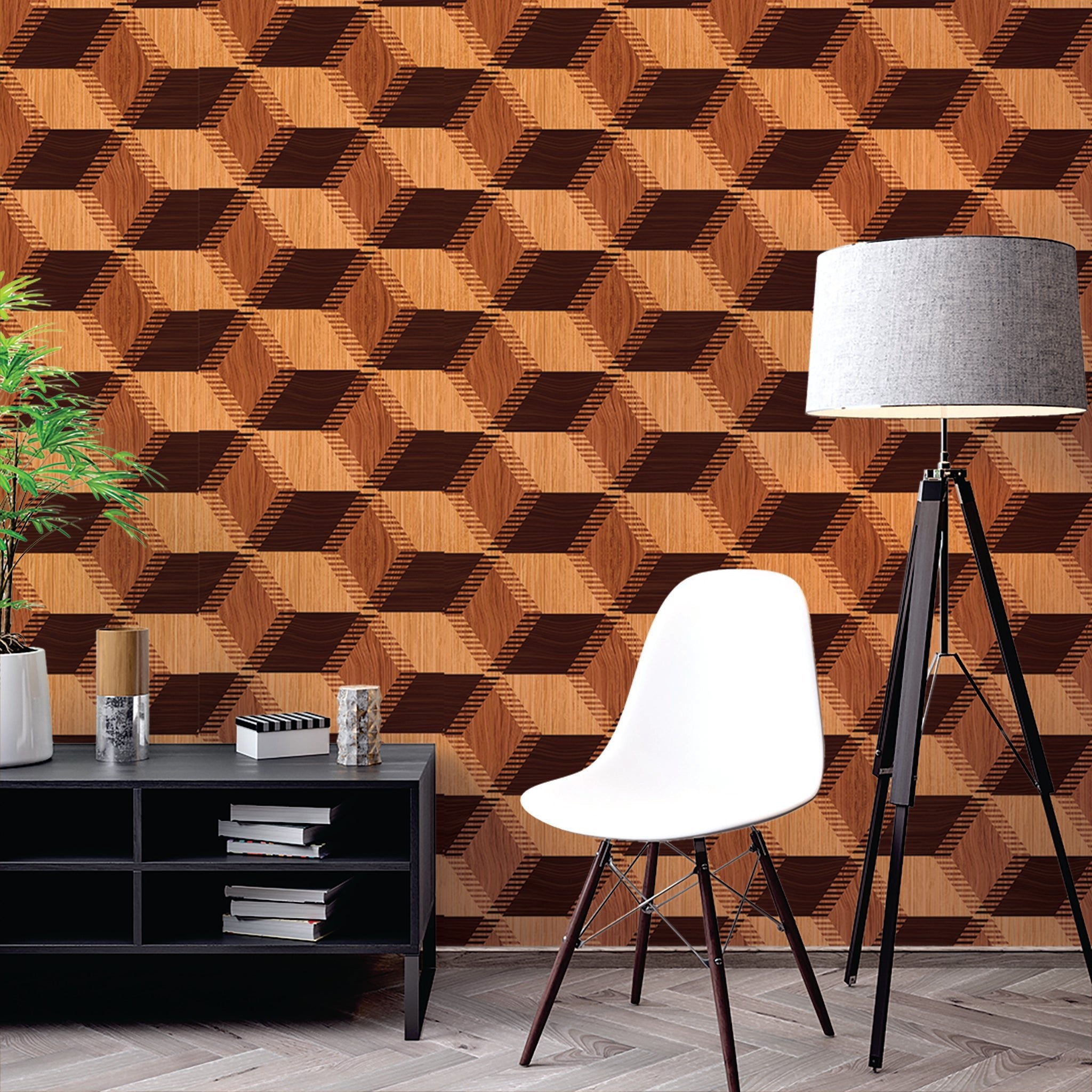 Slats & Wood Wallpaper WAL1656-W