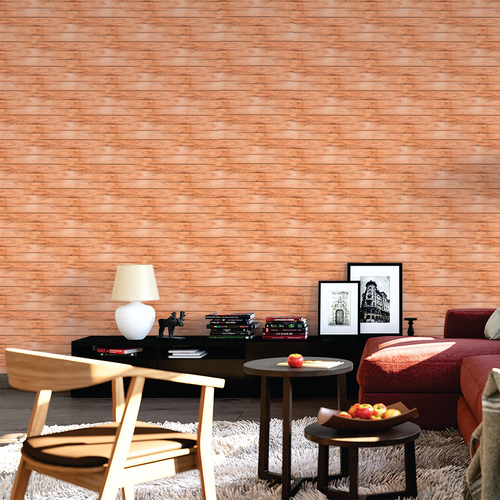 Slats & Wood Wallpaper WAL1657-W