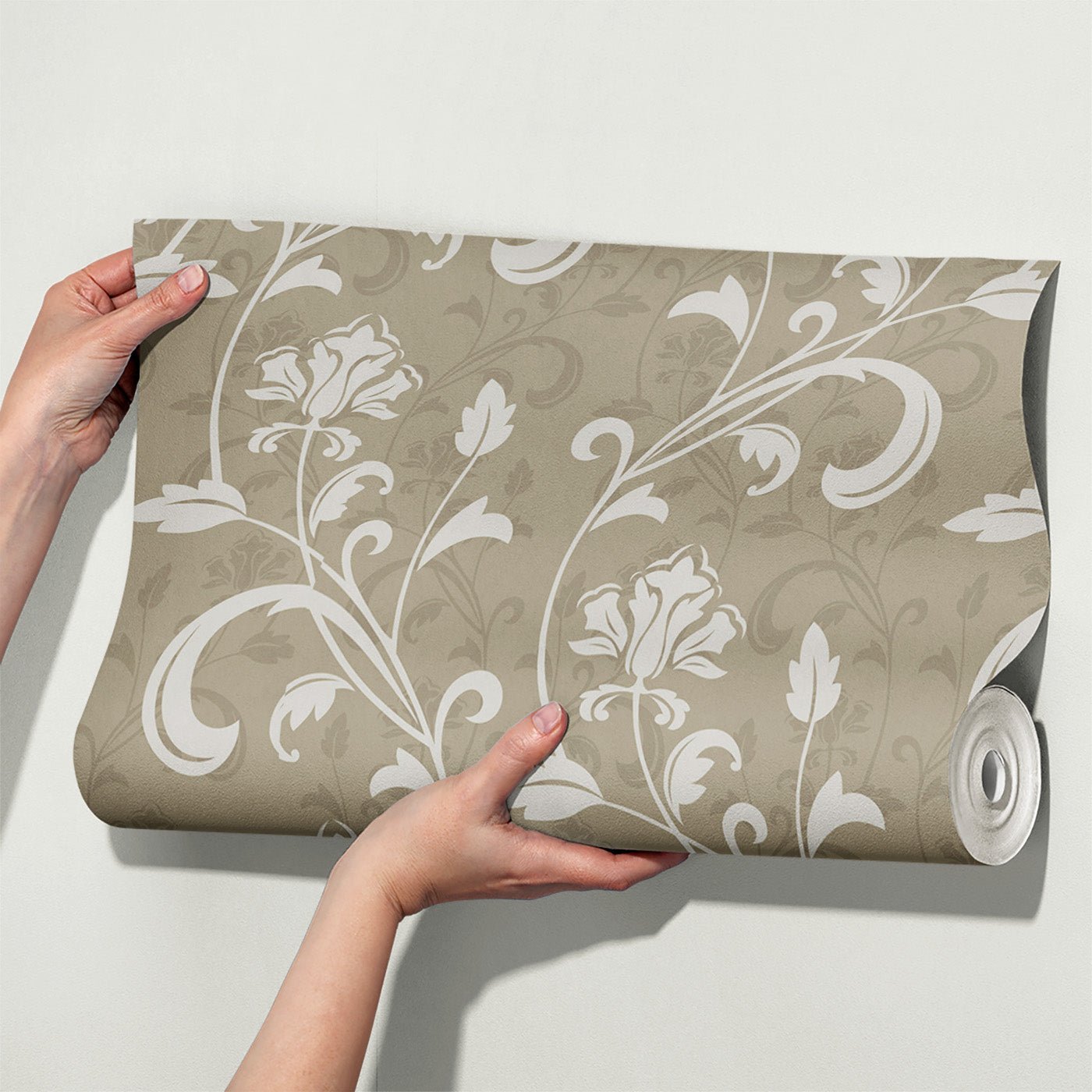 Floral & Leaves Wallpaper WAL1700-F