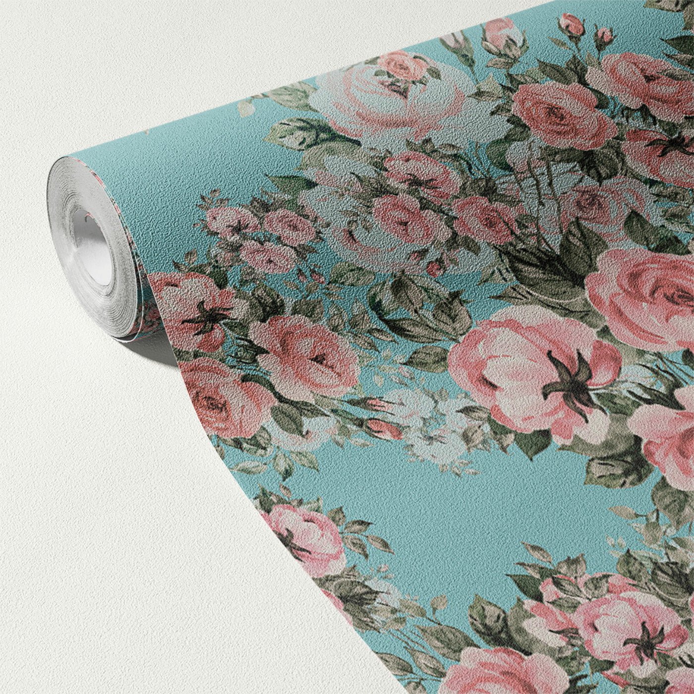 Floral & Leaves Wallpaper WAL1701-F