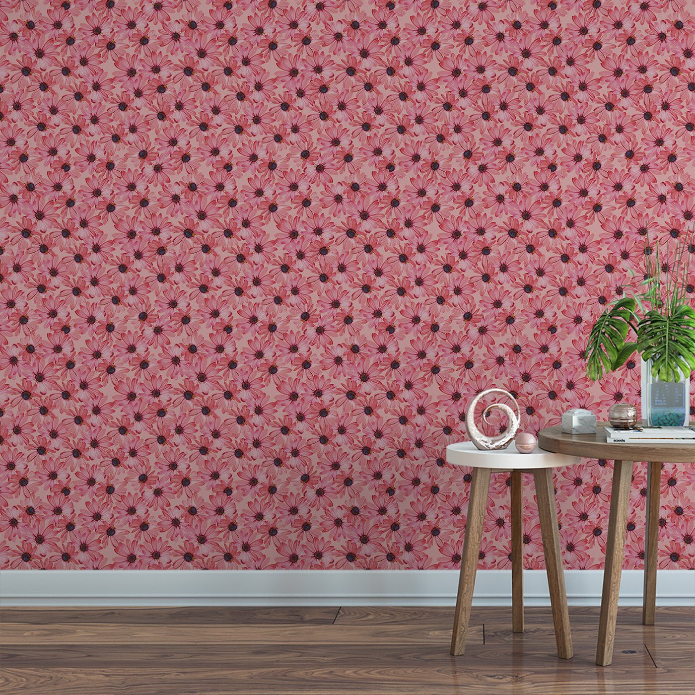 Floral & Leaves Wallpaper WAL1712-F