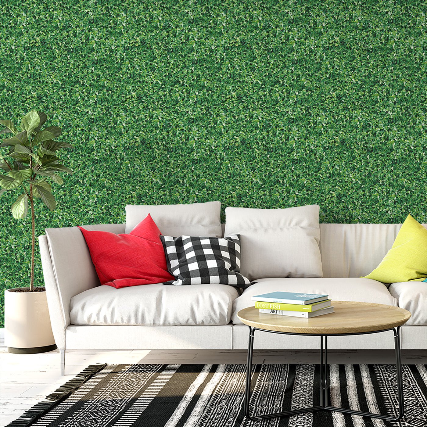 Floral & Leaves Wallpaper WAL1721-F