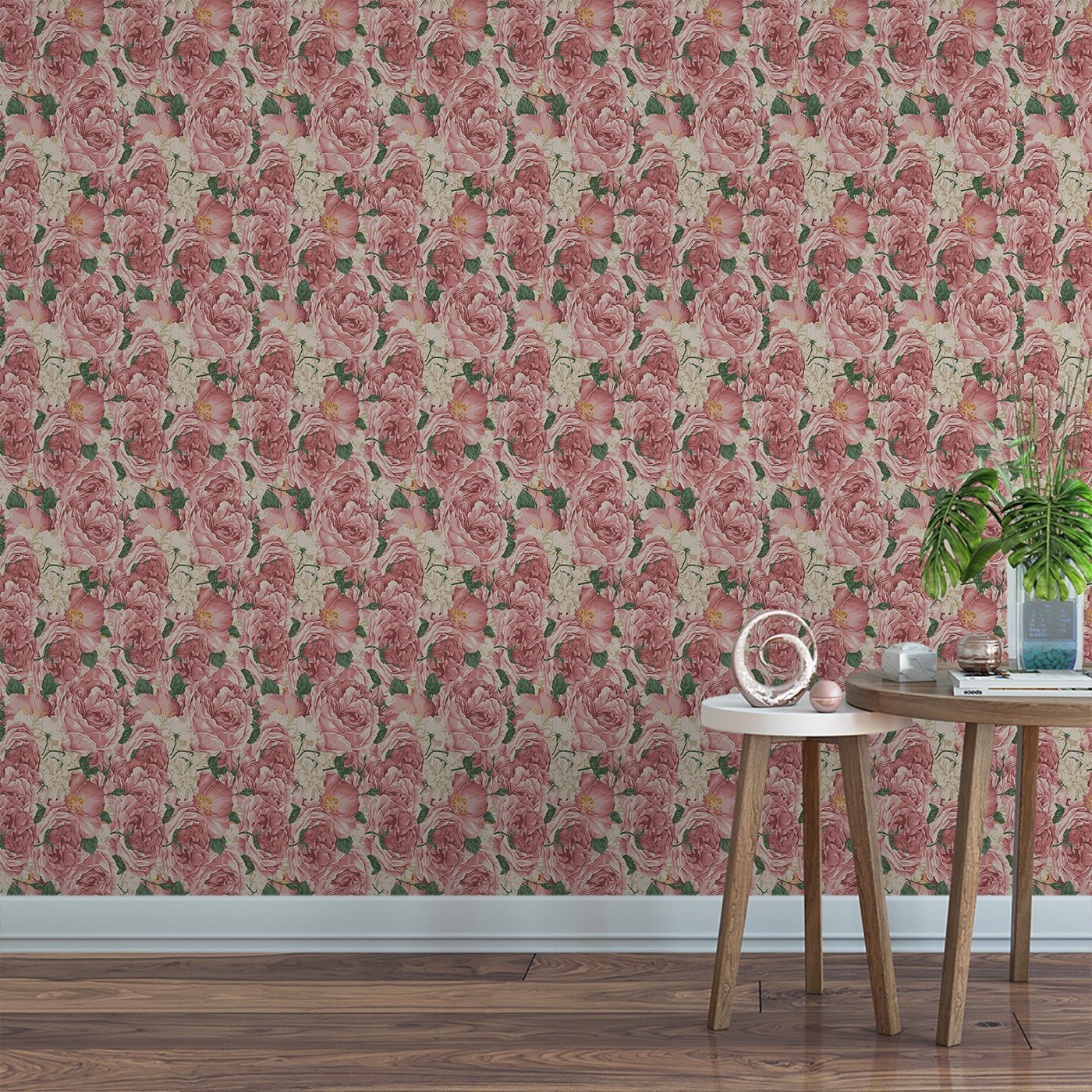 Floral & Leaves Wallpaper WAL1723-F