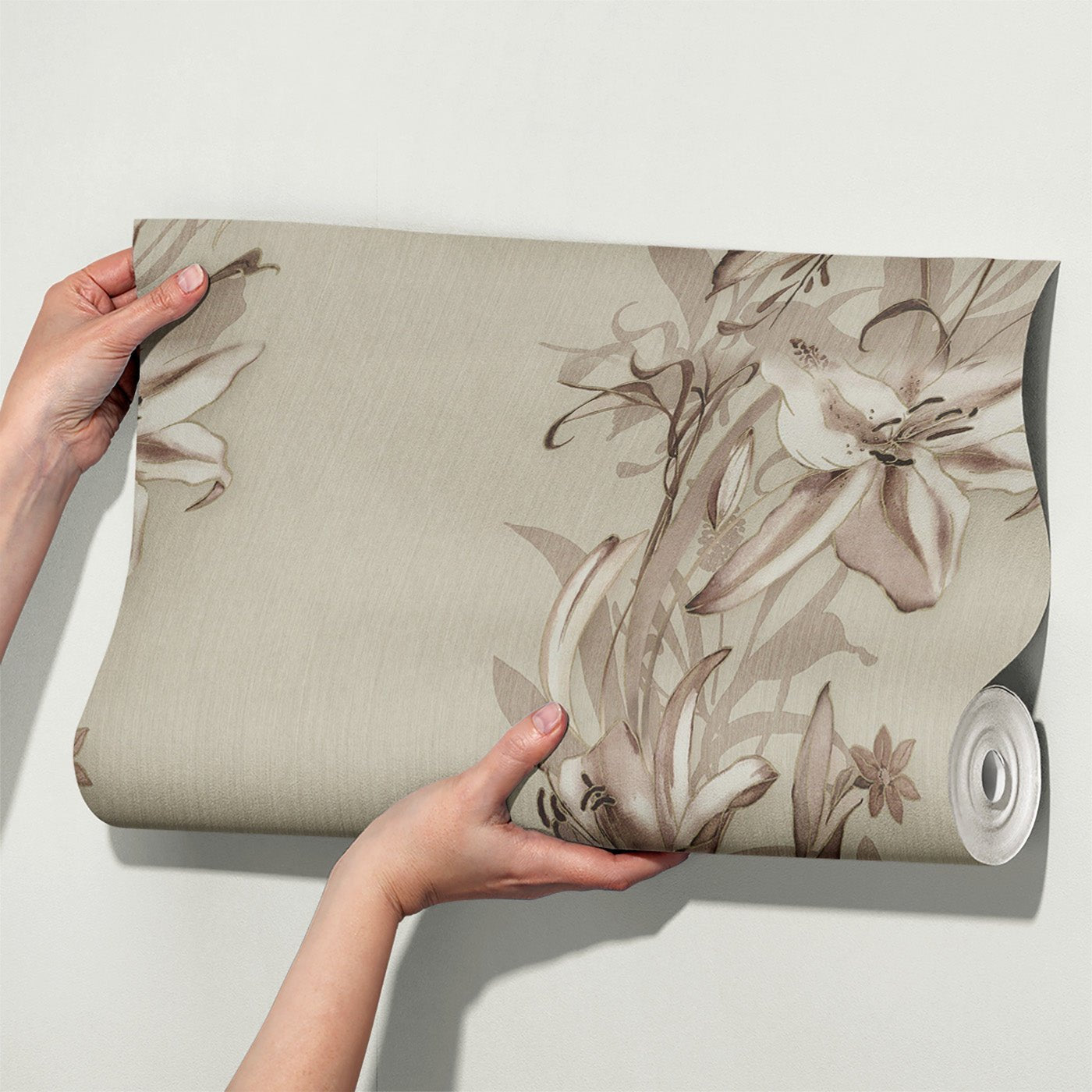 Floral & Leaves Wallpaper WAL1728-F