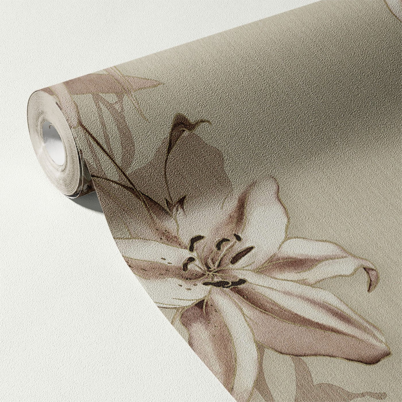 Floral & Leaves Wallpaper WAL1728-F