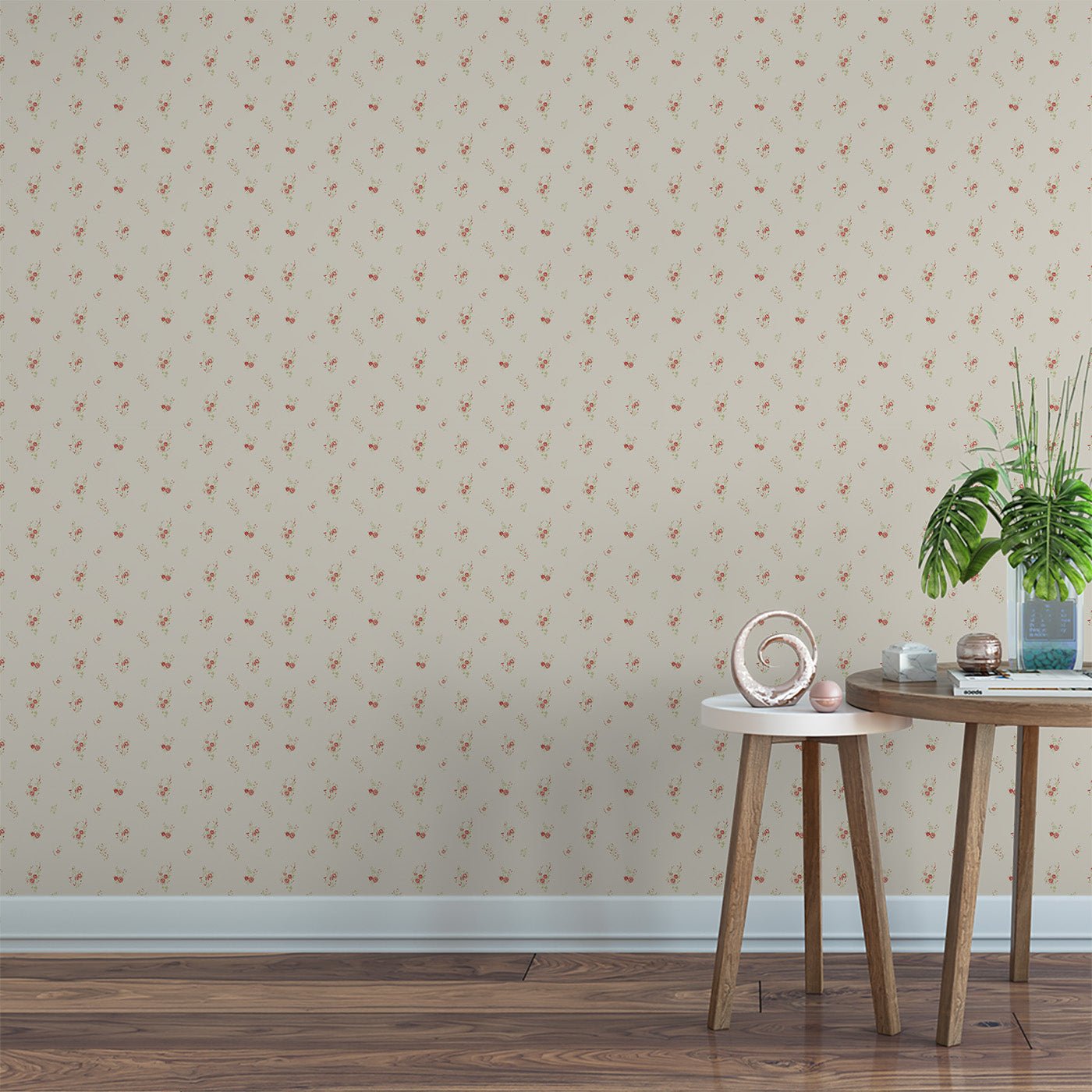 Floral & Leaves Wallpaper WAL1729-F