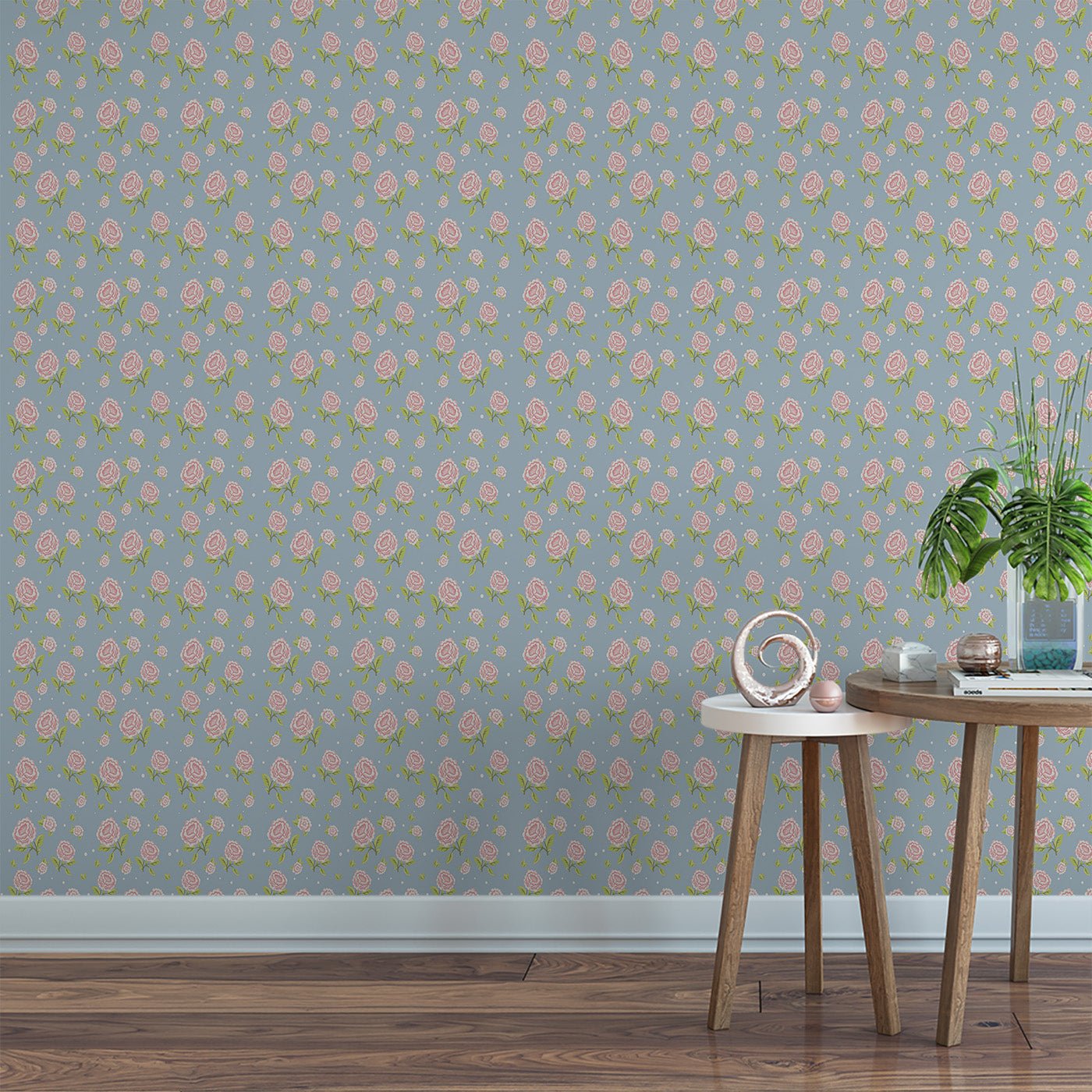 Floral & Leaves Wallpaper WAL1730-F