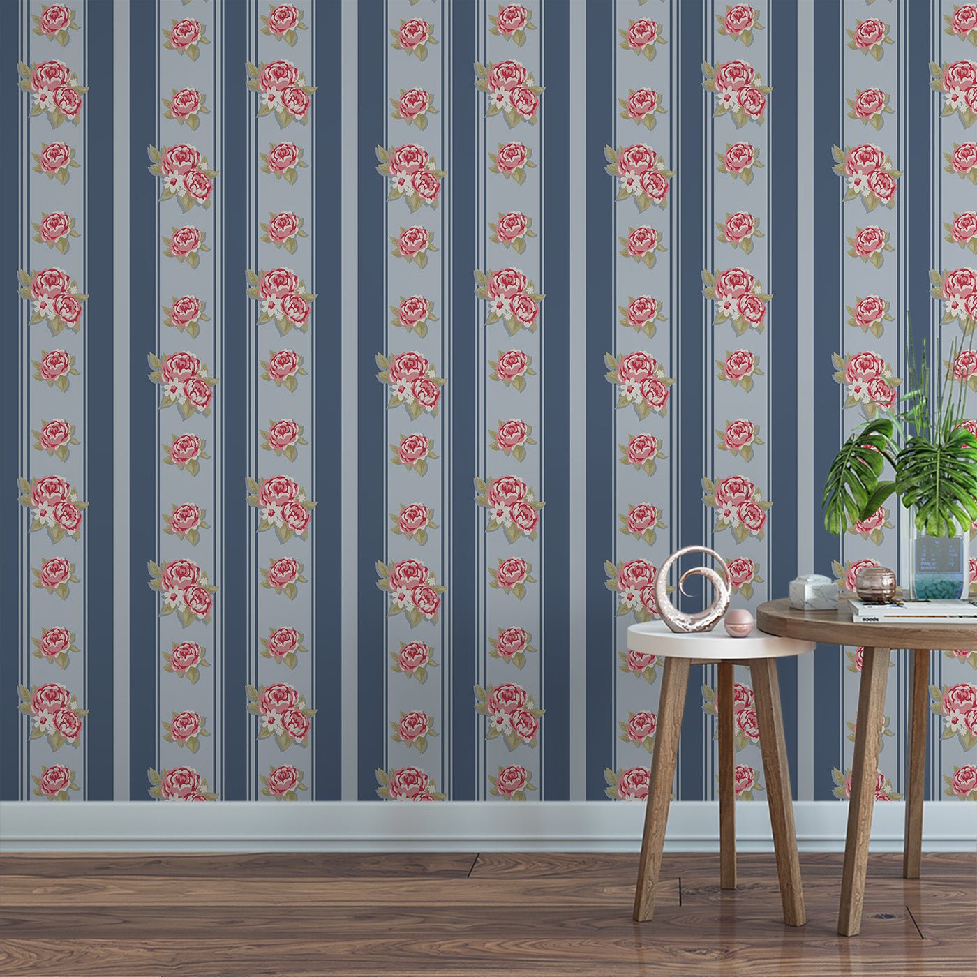 Floral & Leaves Wallpaper WAL1735-F