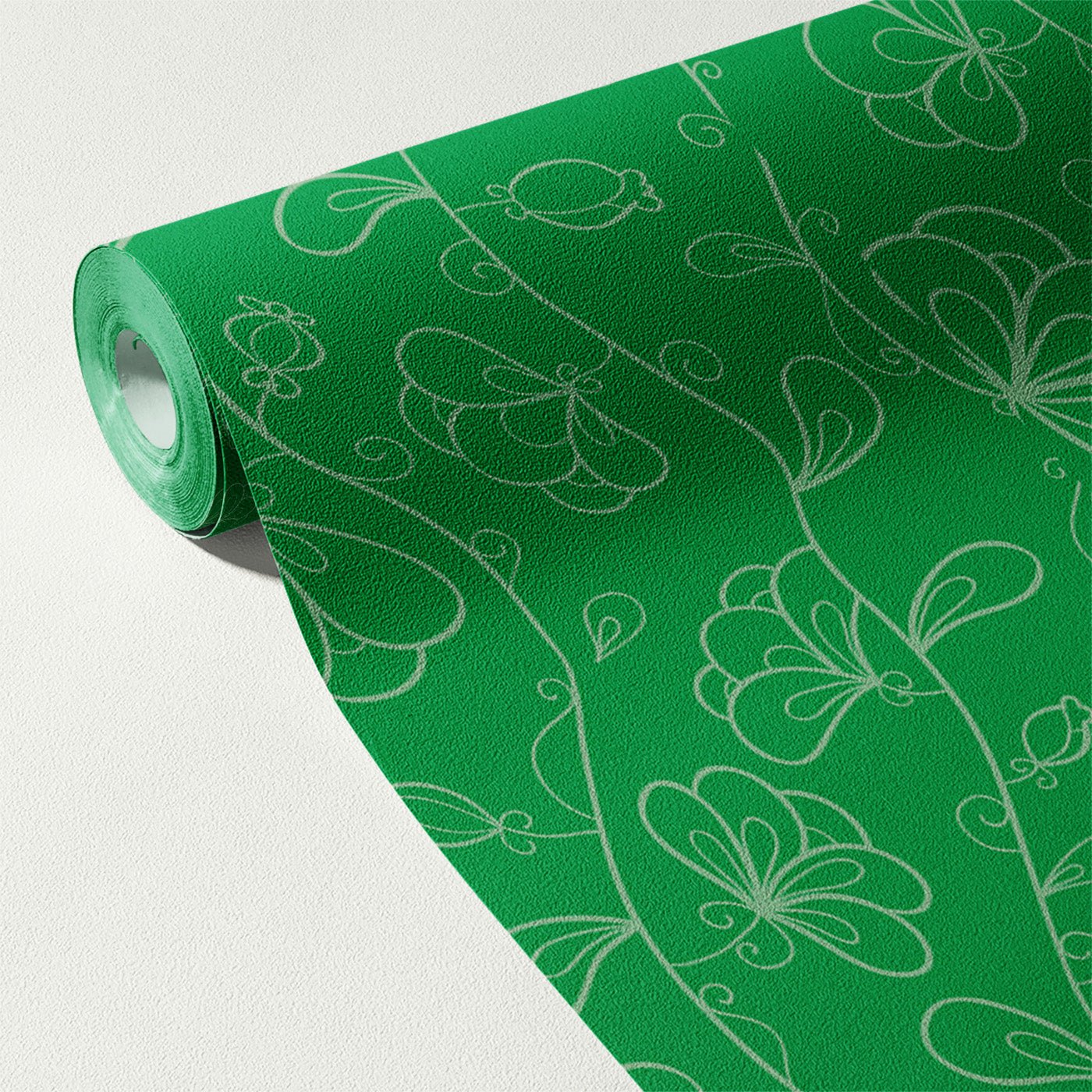 Floral & Leaves Wallpaper WAL1742-F