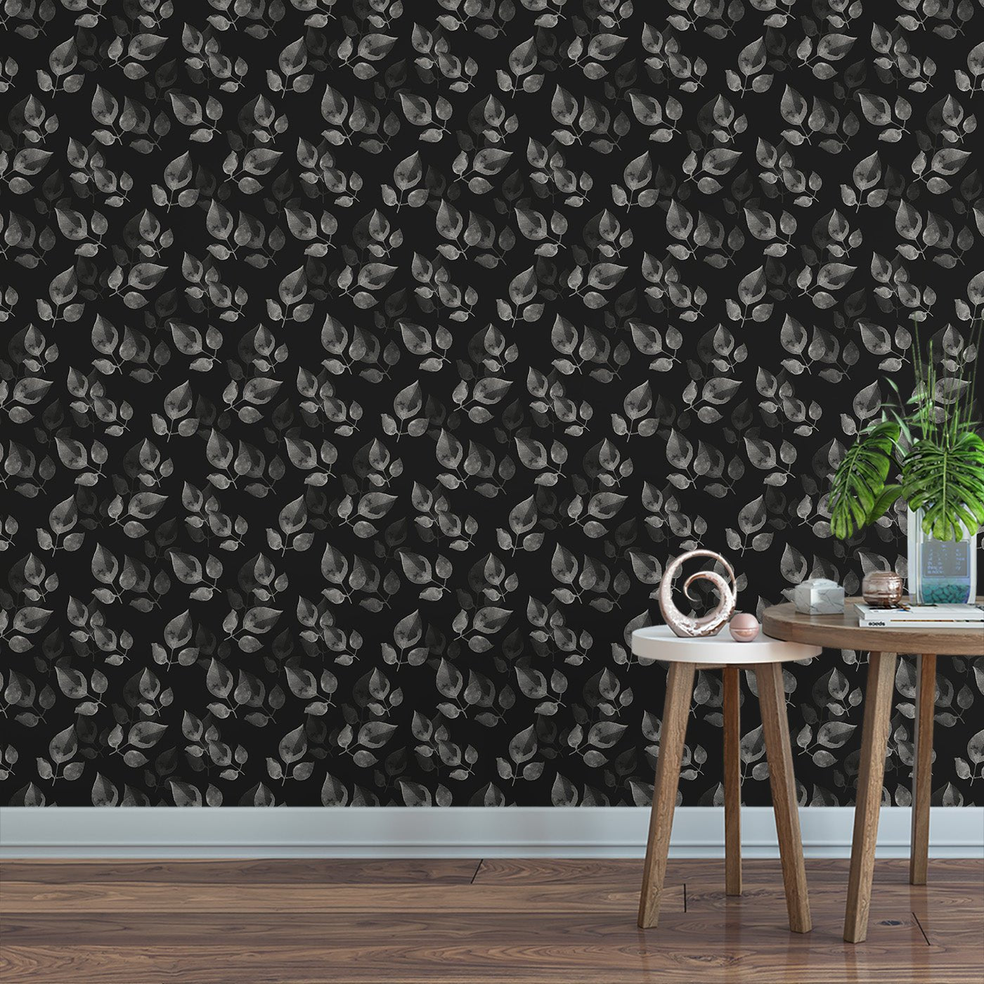 Floral & Leaves Wallpaper WAL1760-F