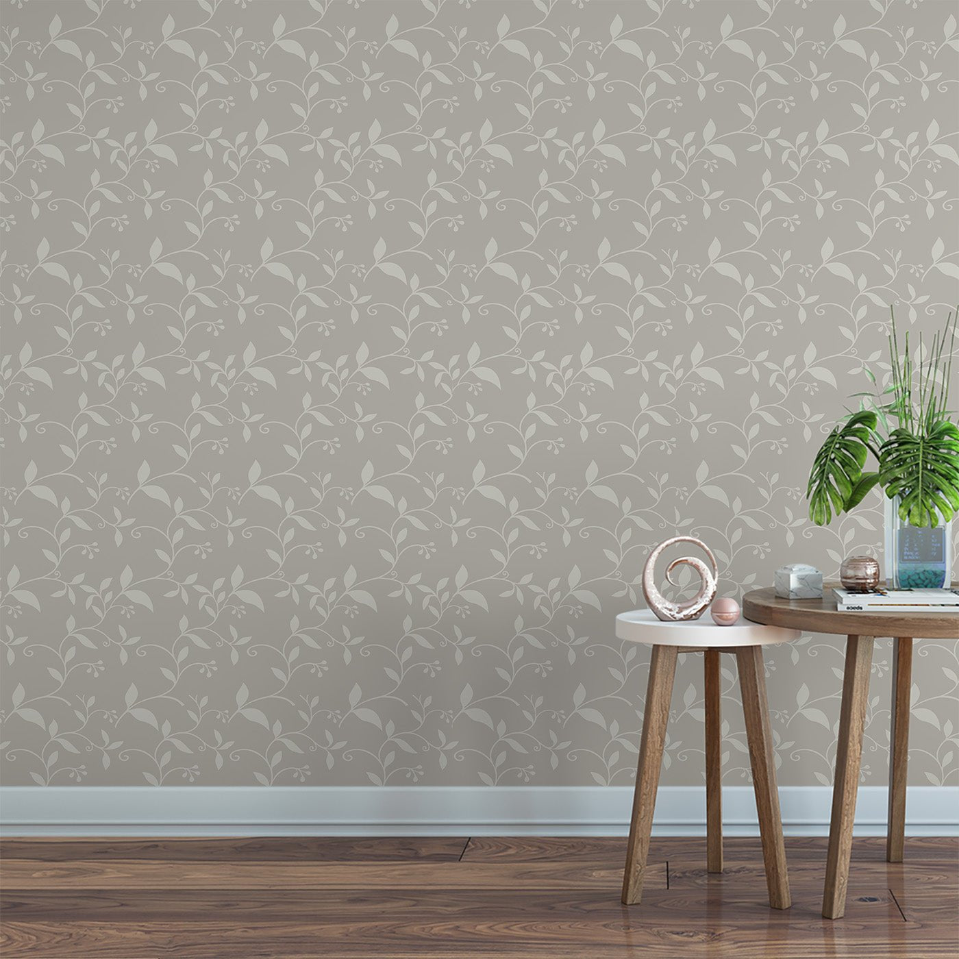 Floral & Leaves Wallpaper WAL1763-F