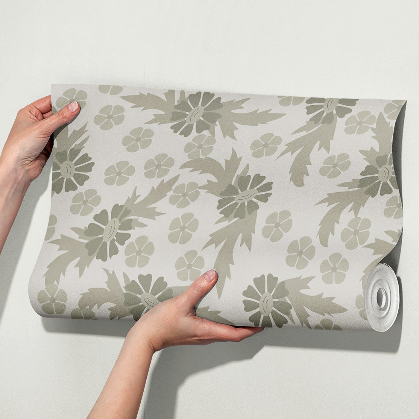 Floral & Leaves Wallpaper WAL1764-F