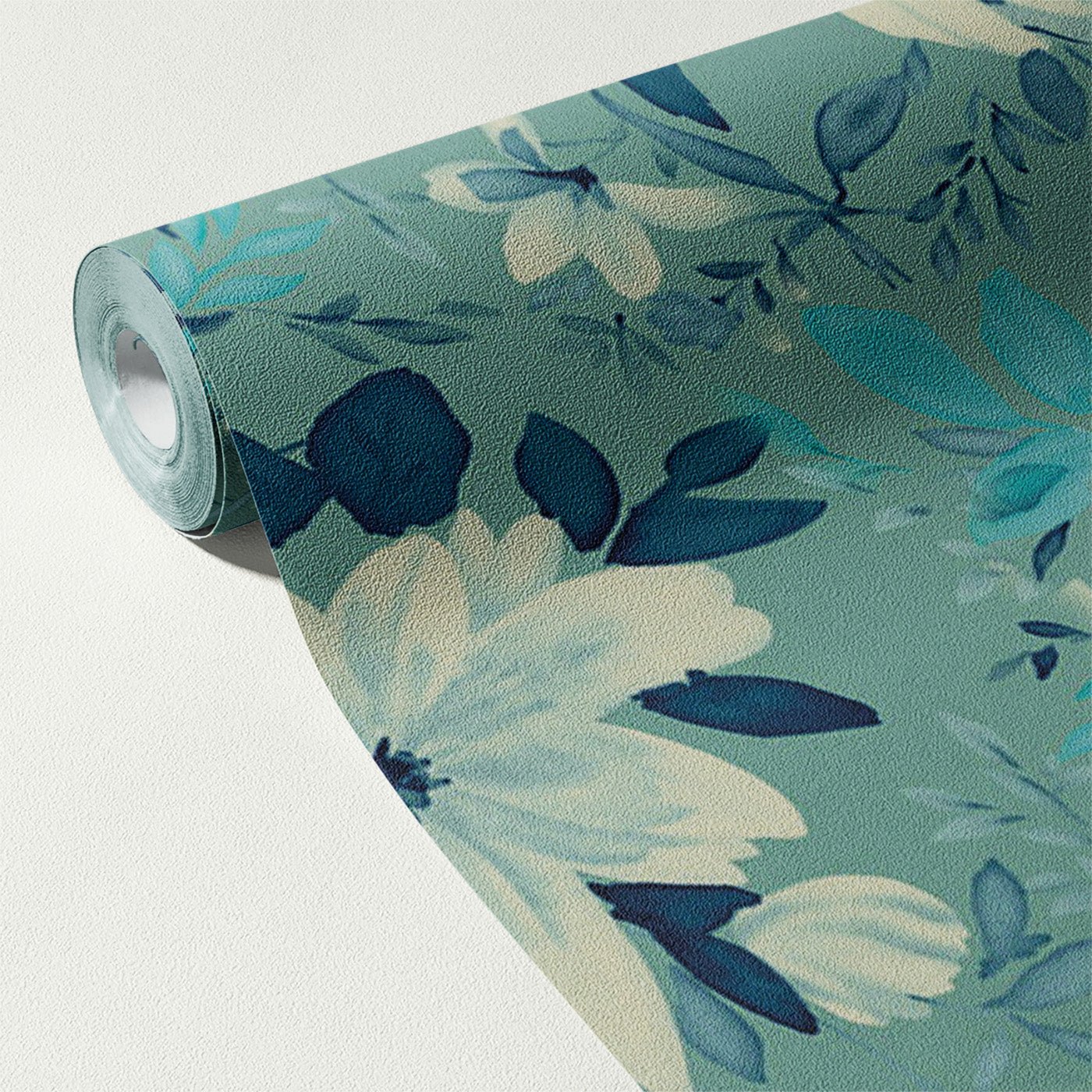 Floral & Leaves Wallpaper WAL1770-F