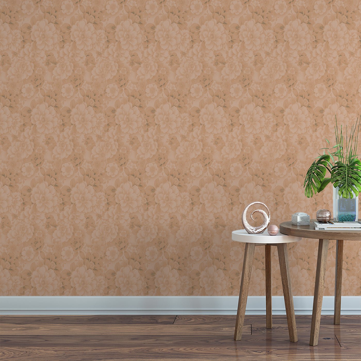 Floral & Leaves Wallpaper WAL1773-F