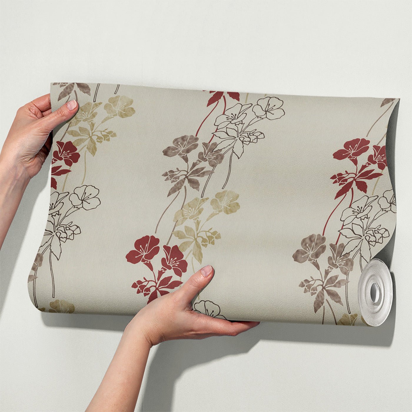 Floral & Leaves Wallpaper WAL1775-F