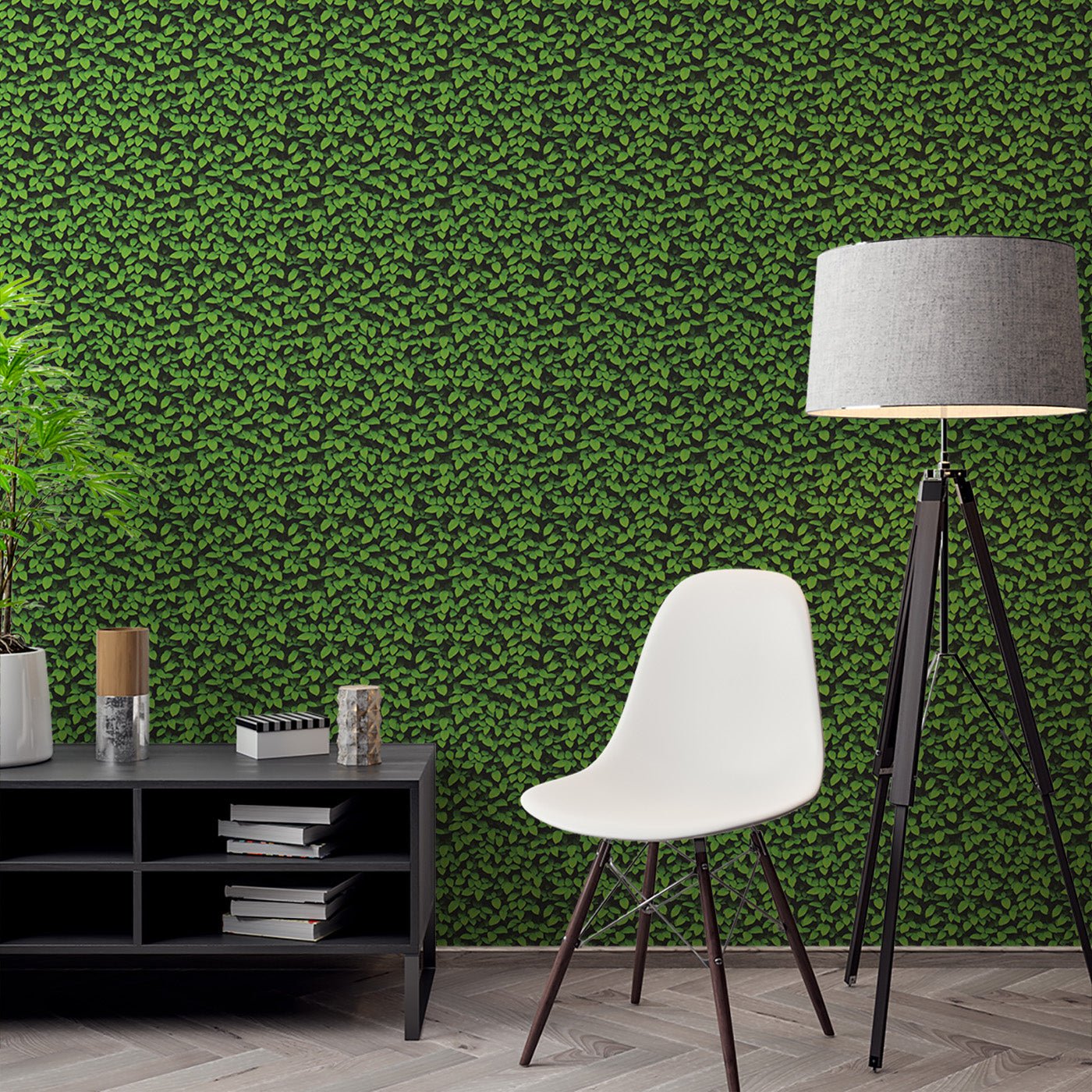 Floral & Leaves Wallpaper WAL1776-F