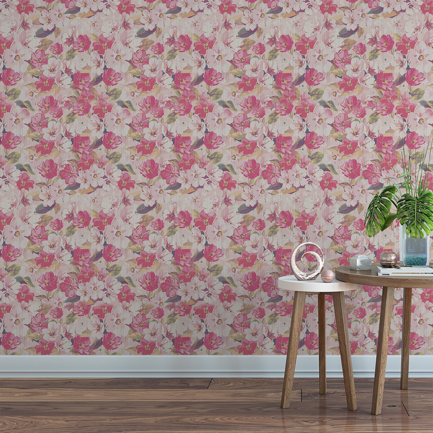 Floral & Leaves Wallpaper WAL1785-F