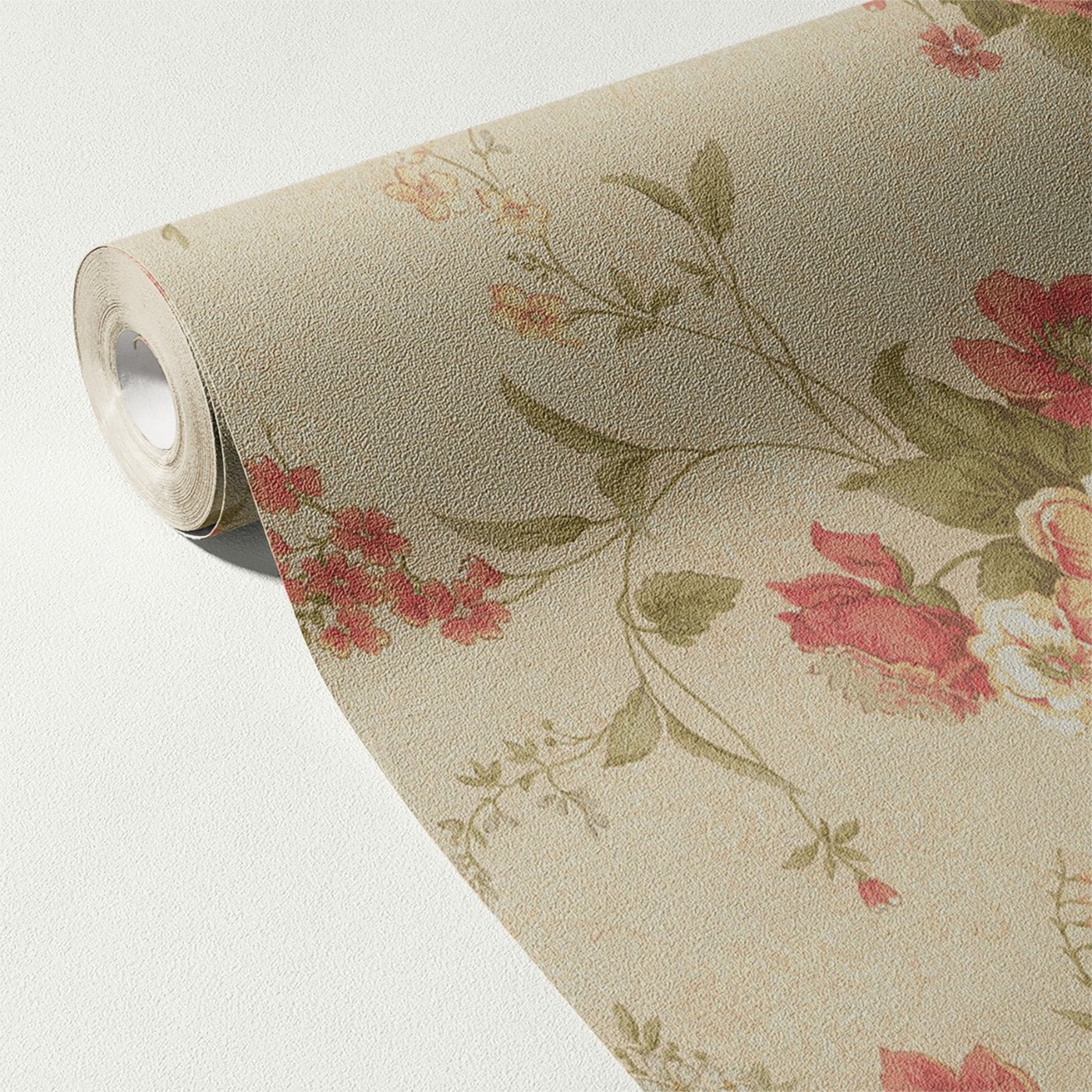 Floral & Leaves Wallpaper WAL1786-F