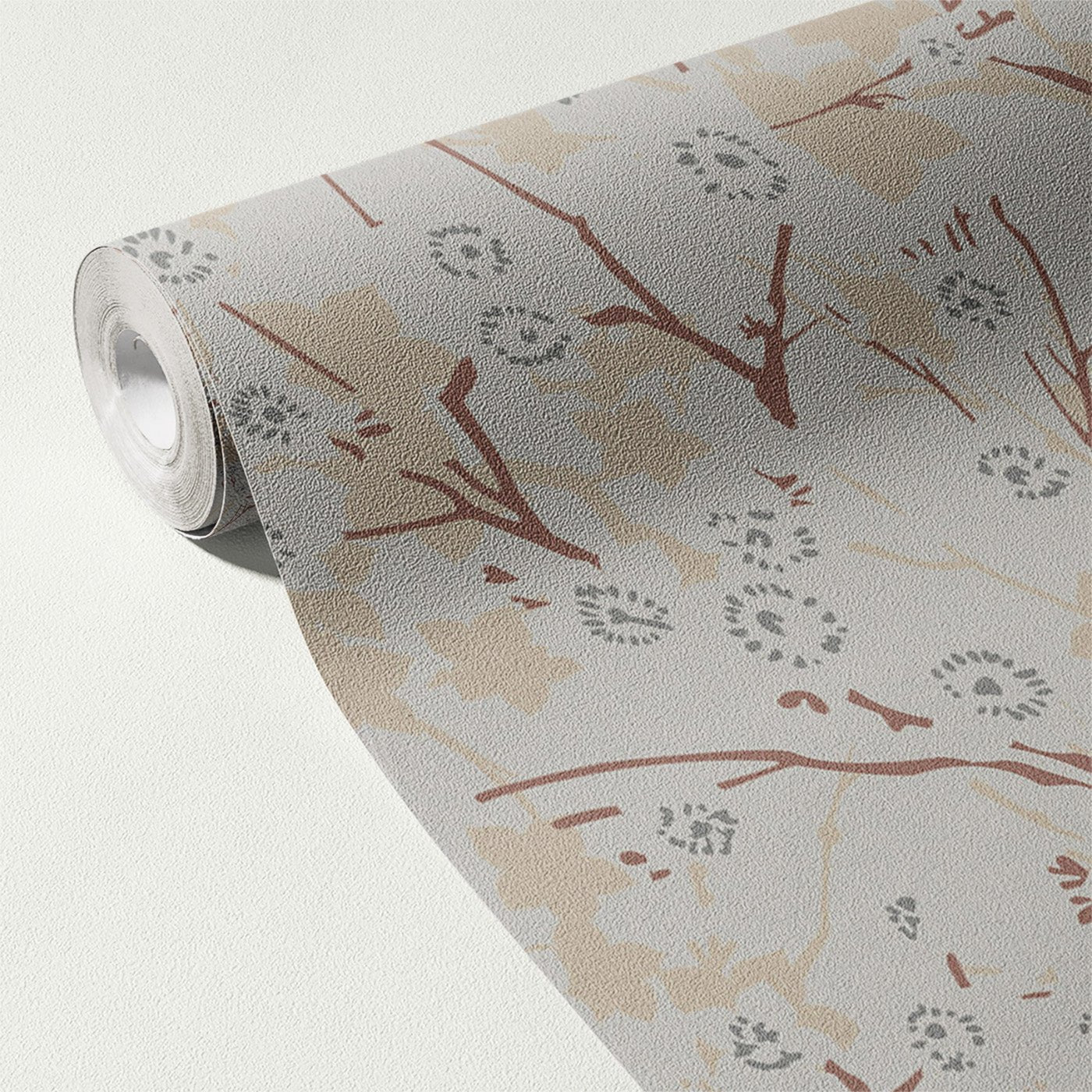 Floral & Leaves Wallpaper WAL1792-F