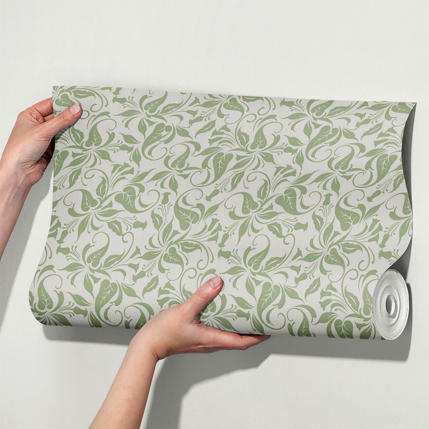 Floral & Leaves Wallpaper WAL1801-F