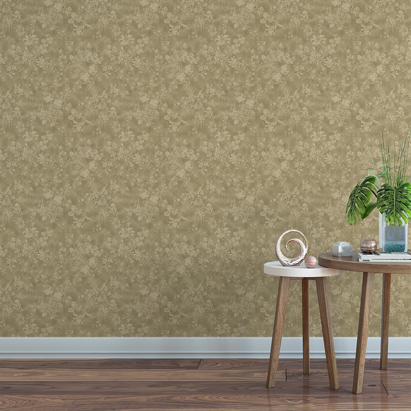 Floral & Leaves Wallpaper WAL1810-F