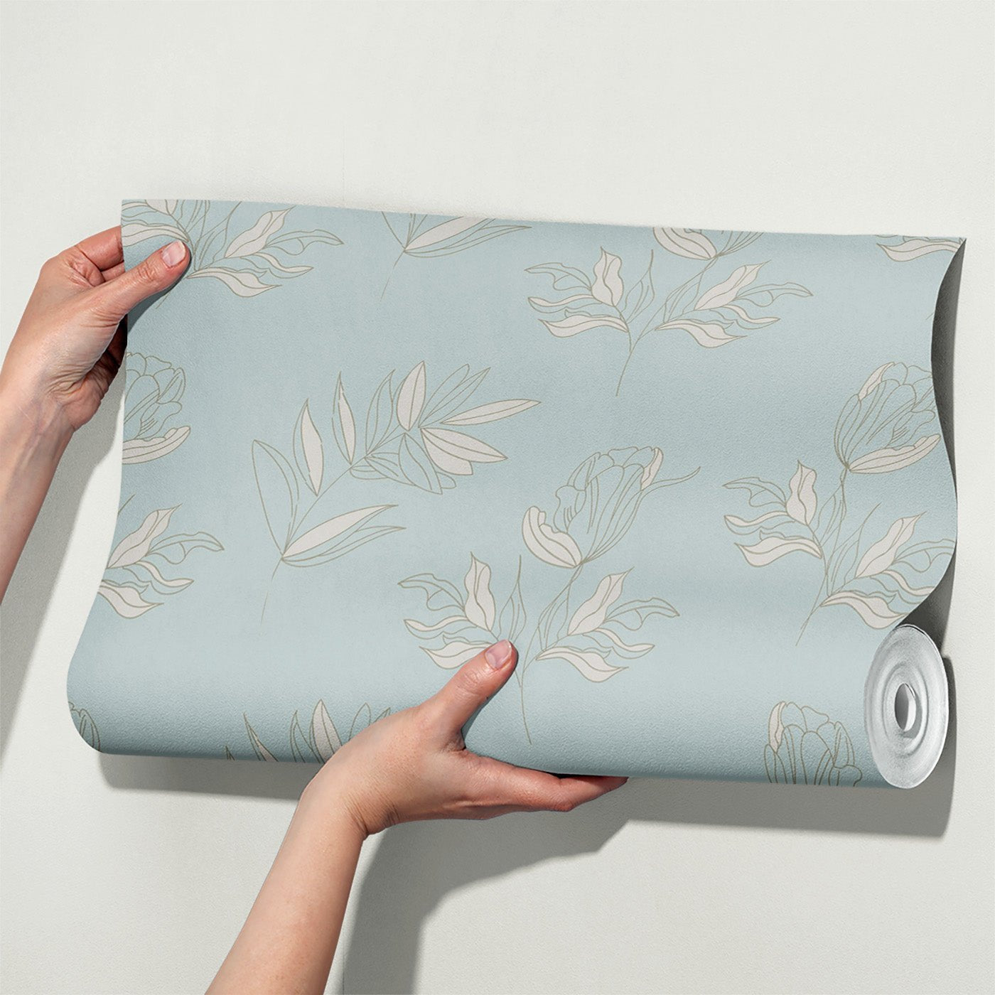 Floral & Leaves Wallpaper WAL1816-F