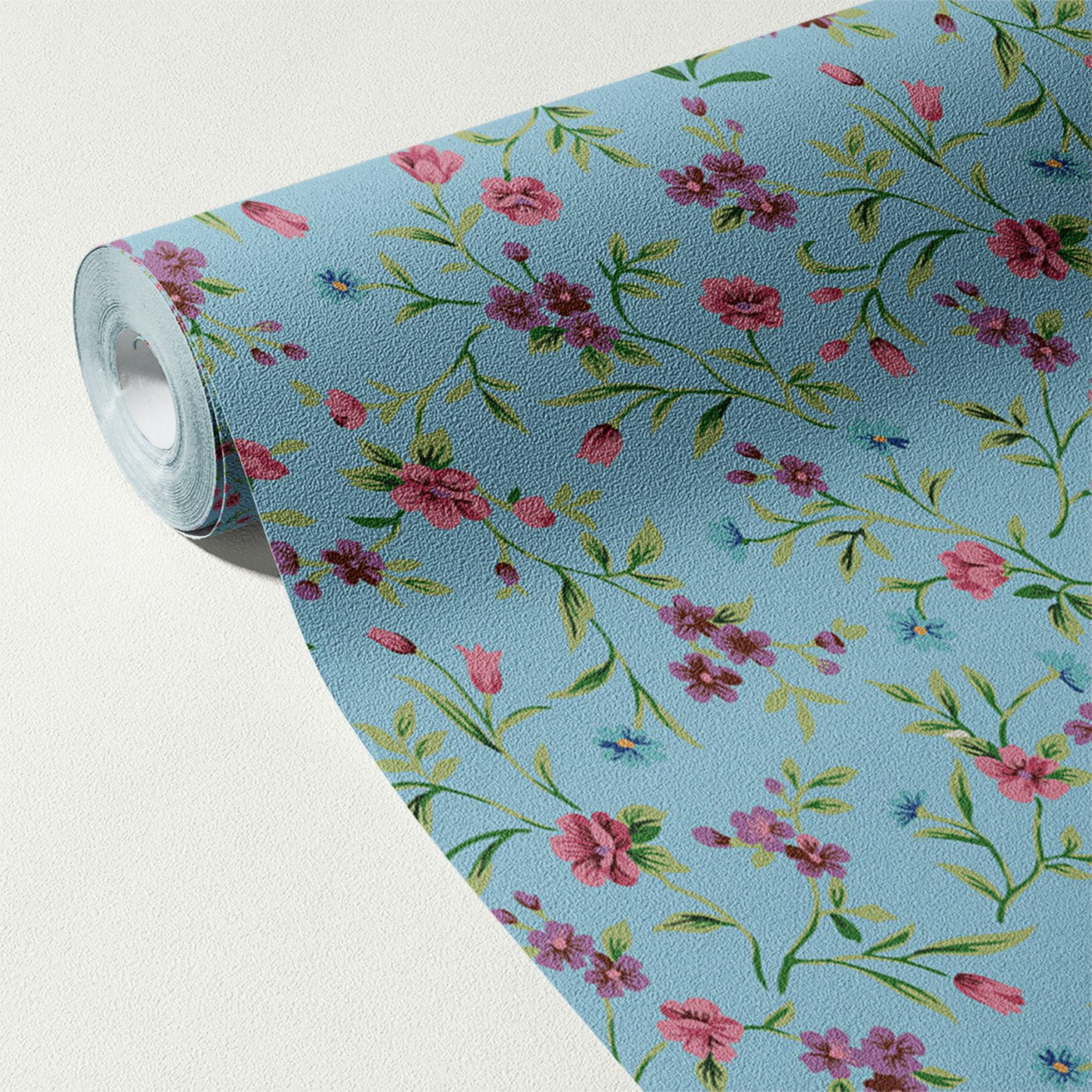 Floral & Leaves Wallpaper WAL1817-F