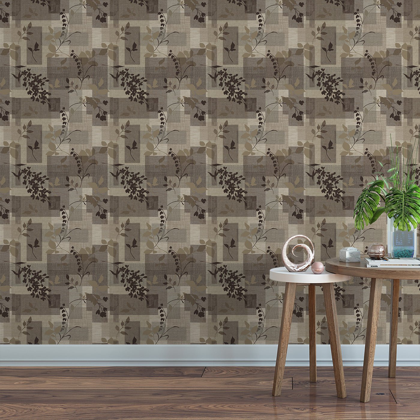 Floral & Leaves Wallpaper WAL1819-F