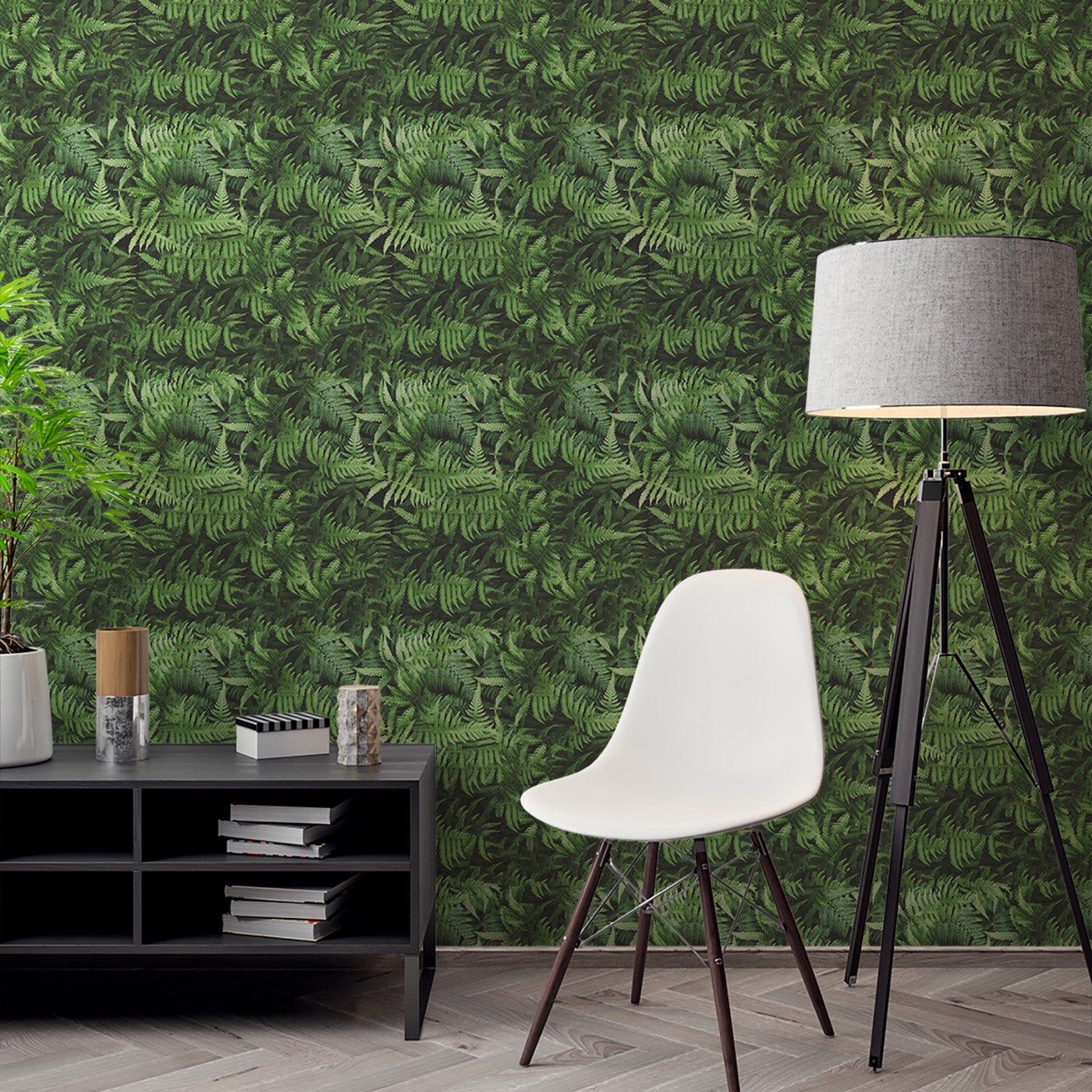 Floral & Leaves Wallpaper WAL1820-F