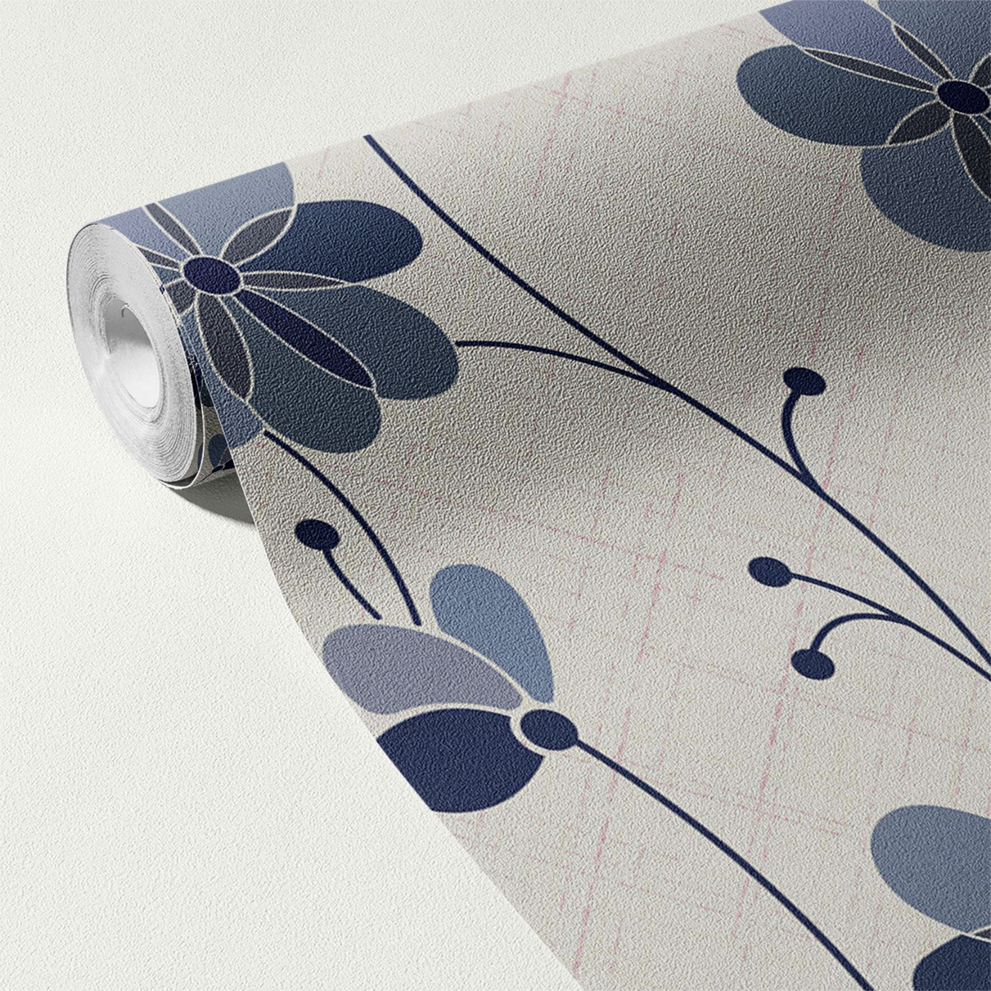 Floral & Leaves Wallpaper WAL1824-F