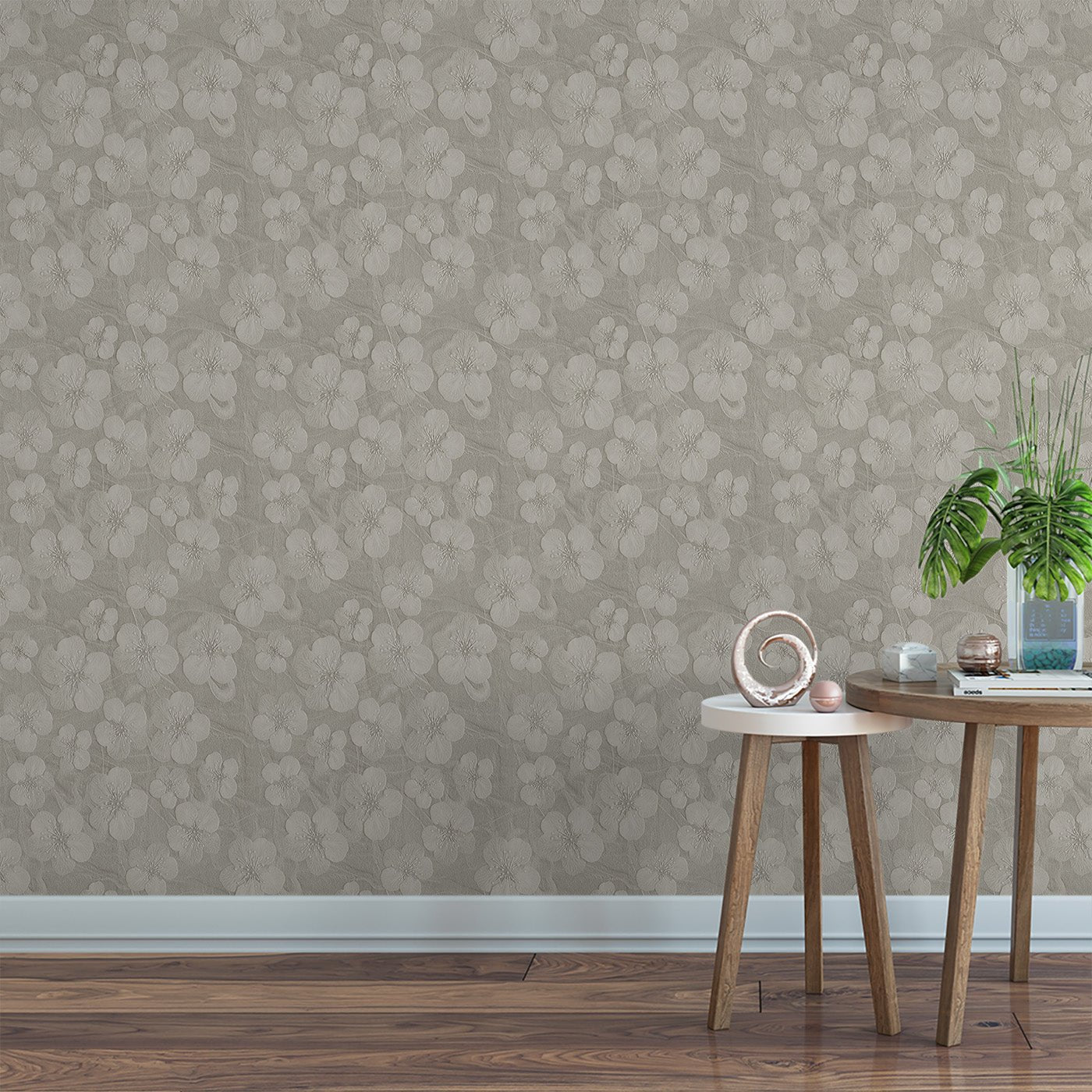 Floral & Leaves Wallpaper WAL1825-F