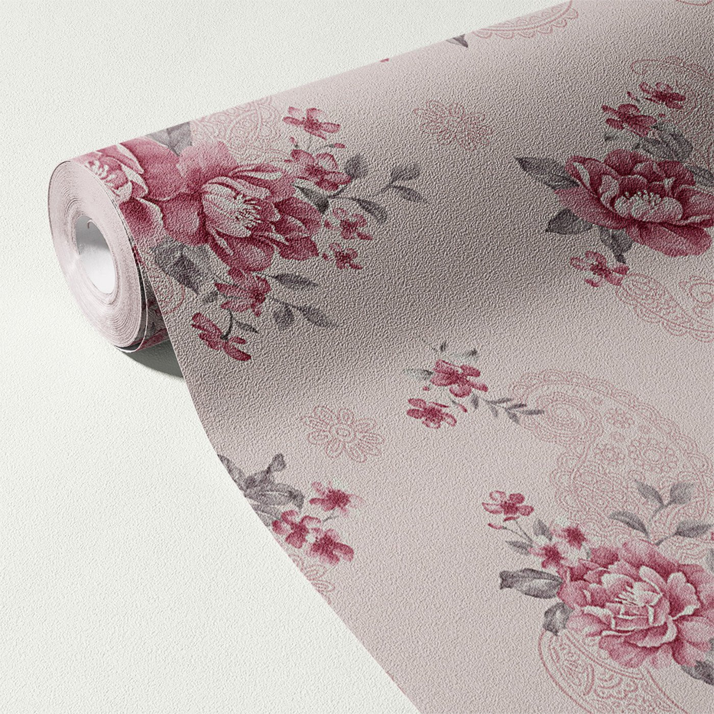 Floral & Leaves Wallpaper WAL1827-F