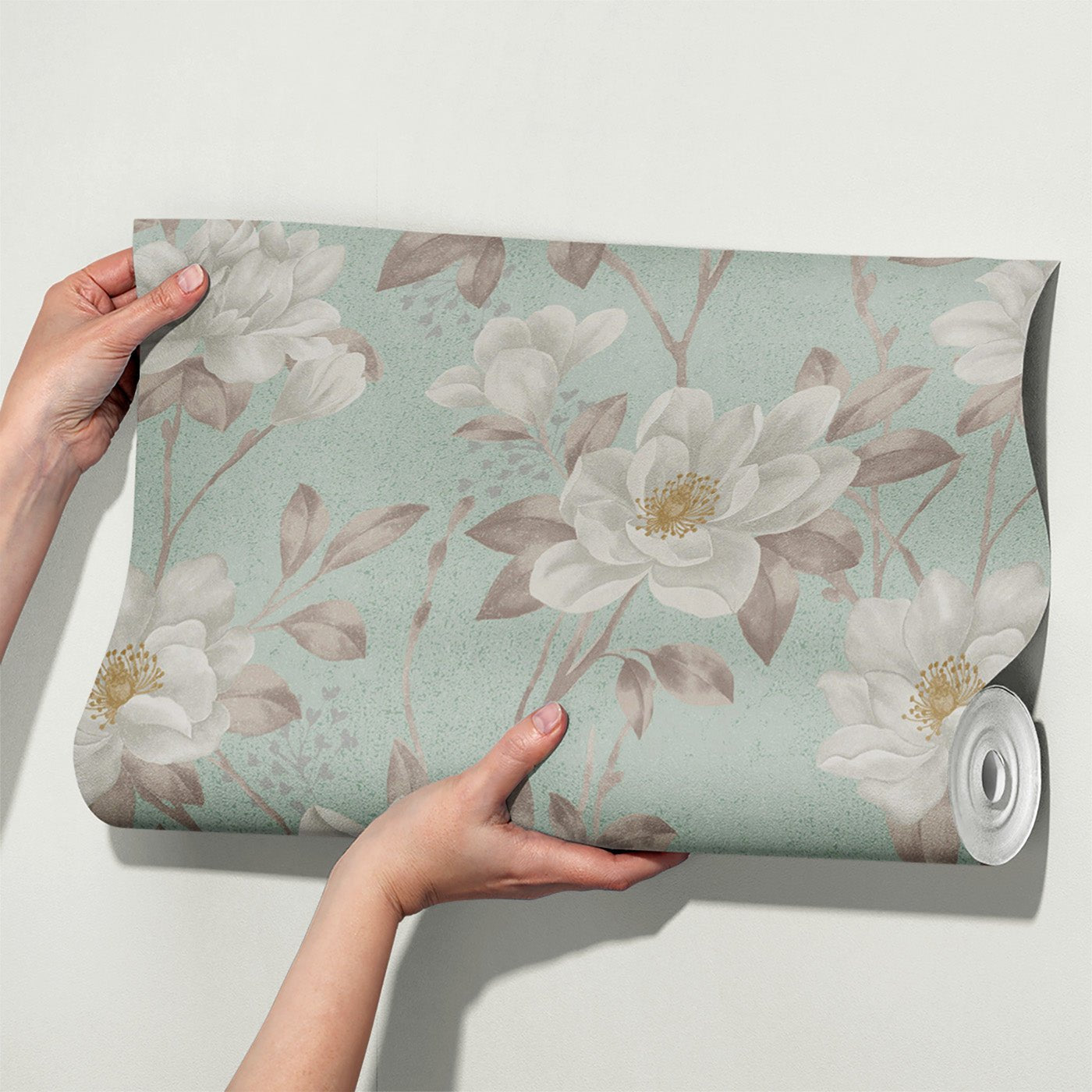 Floral & Leaves Wallpaper WAL1829-F