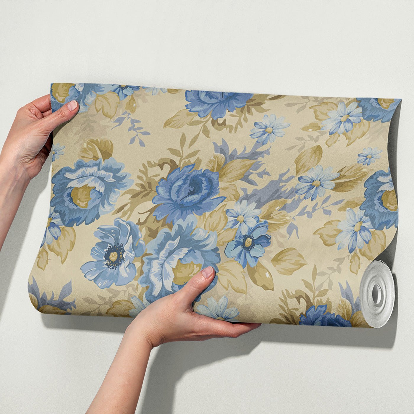 Floral & Leaves Wallpaper WAL1830-F