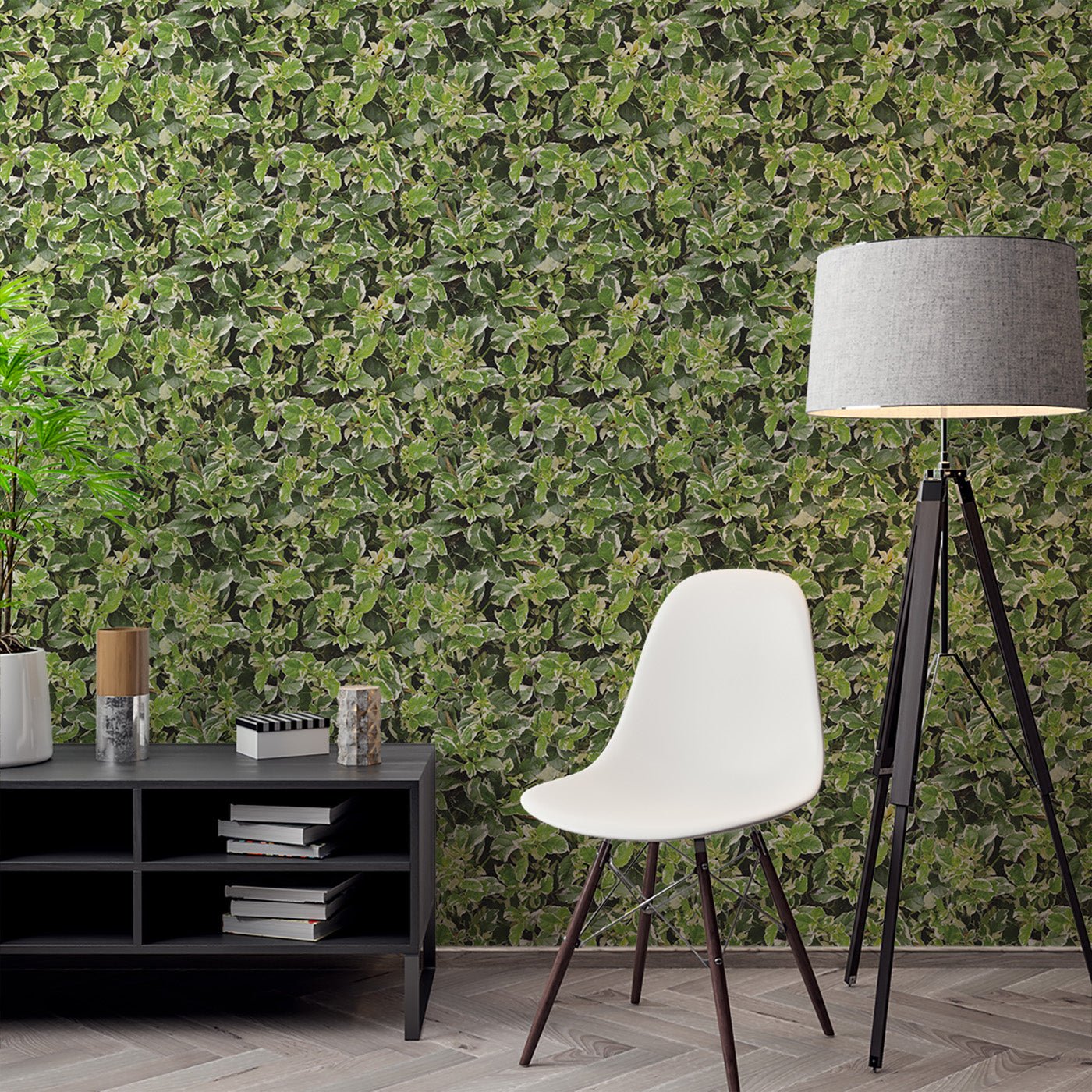 Floral & Leaves Wallpaper WAL1831-F