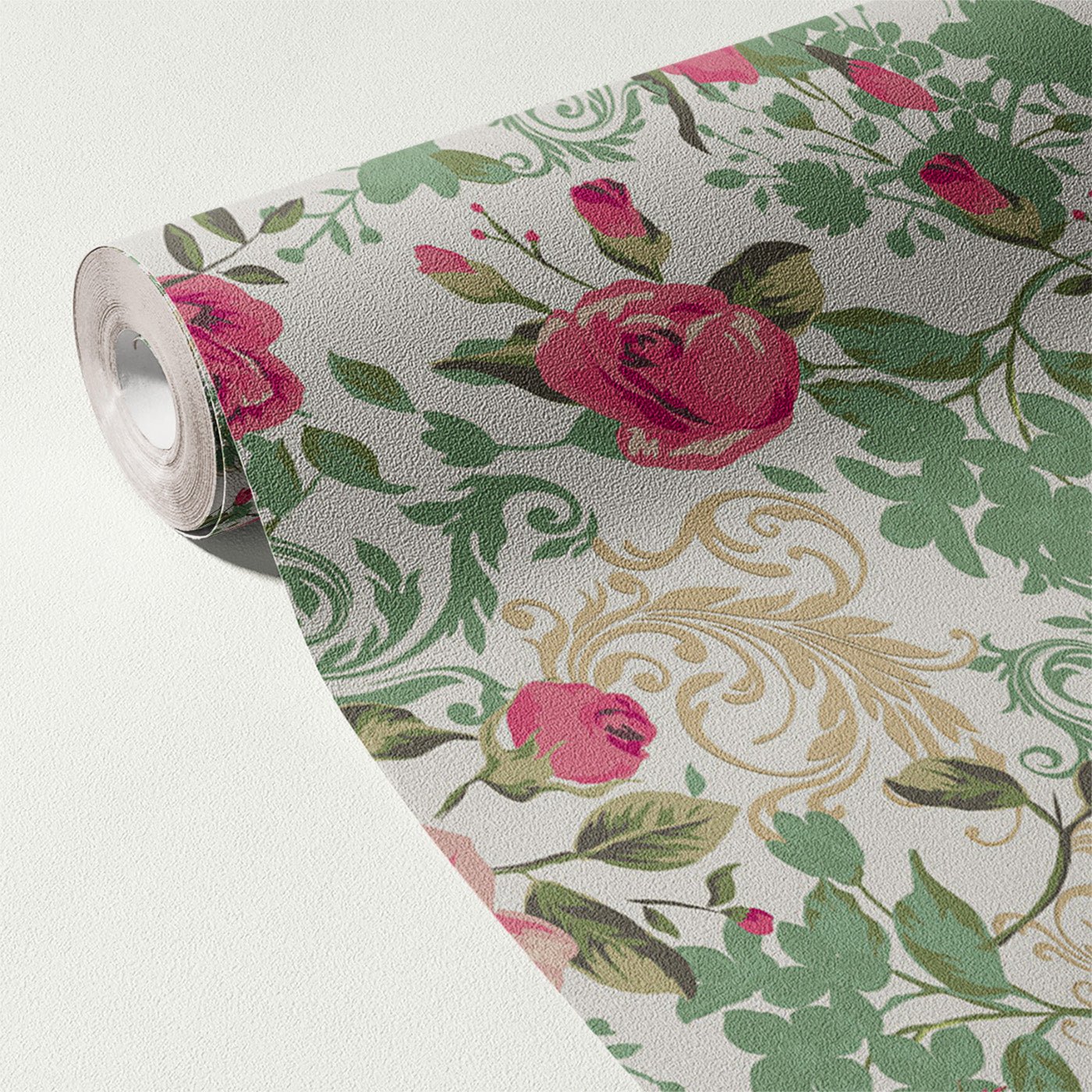 Floral & Leaves Wallpaper WAL1833-F