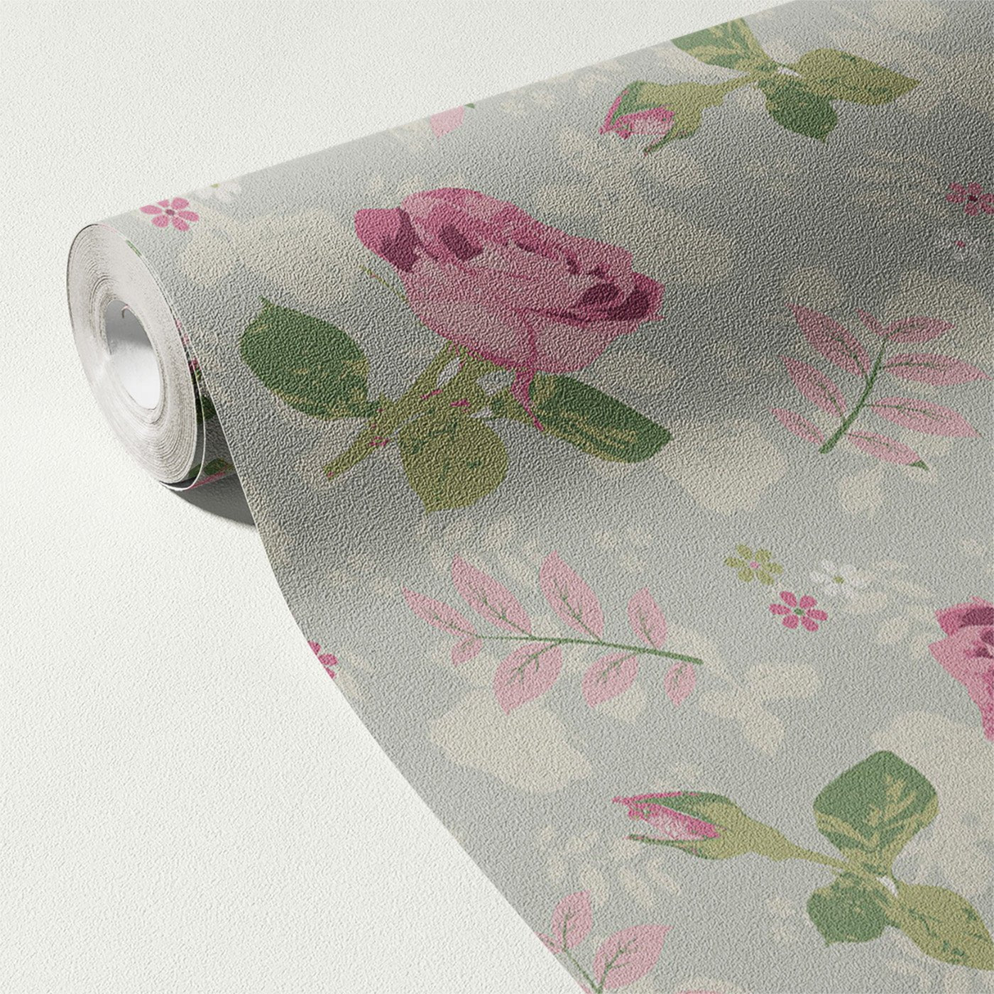 Floral & Leaves Wallpaper WAL1840-F