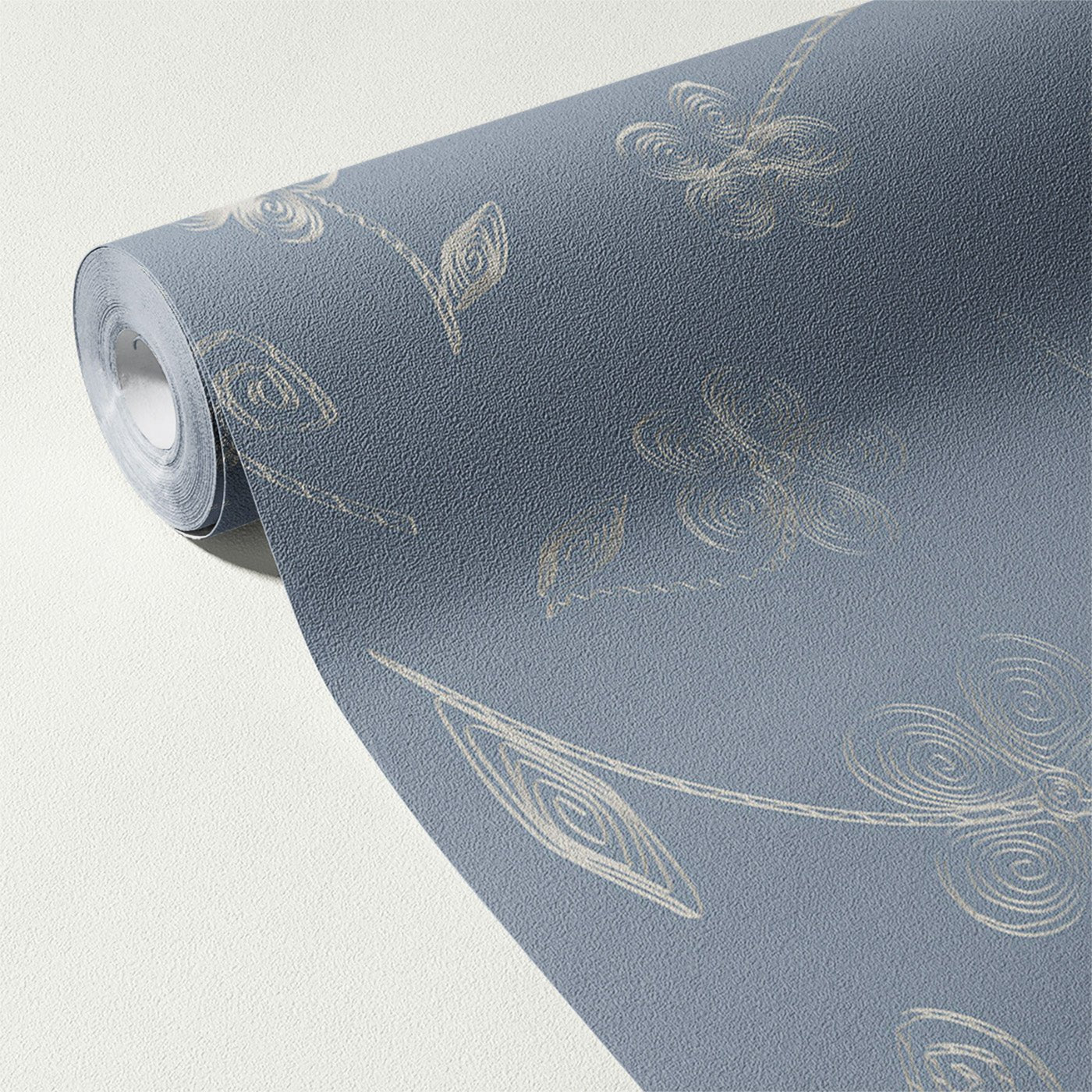 Floral & Leaves Wallpaper WAL1841-F