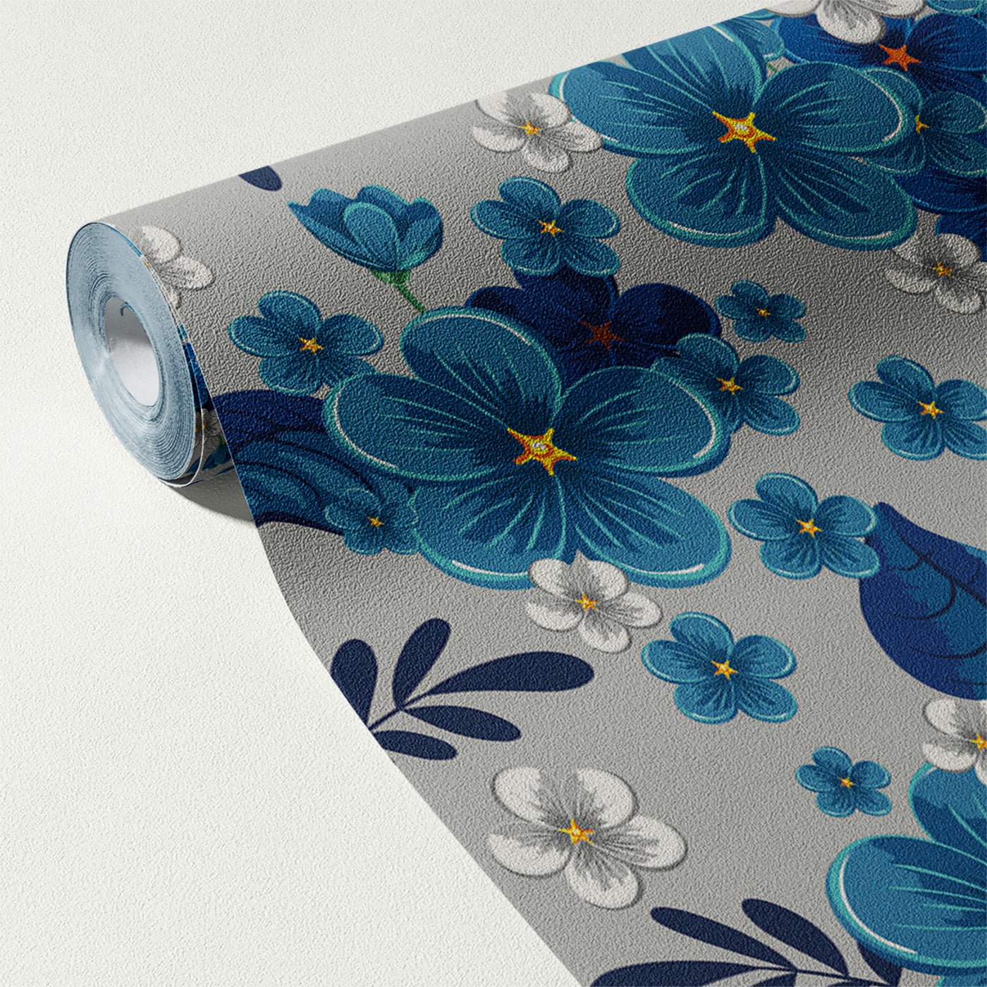 Floral & Leaves Wallpaper WAL1846-F