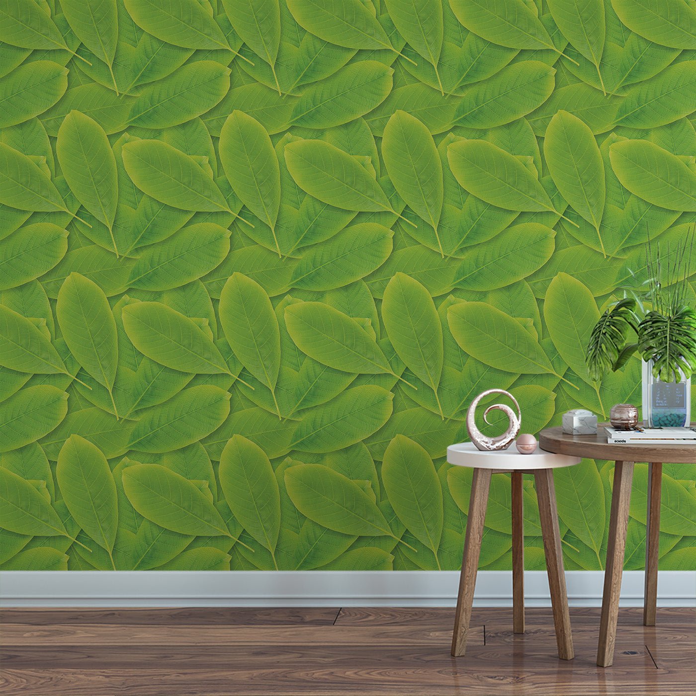 Floral & Leaves Wallpaper WAL1853-F