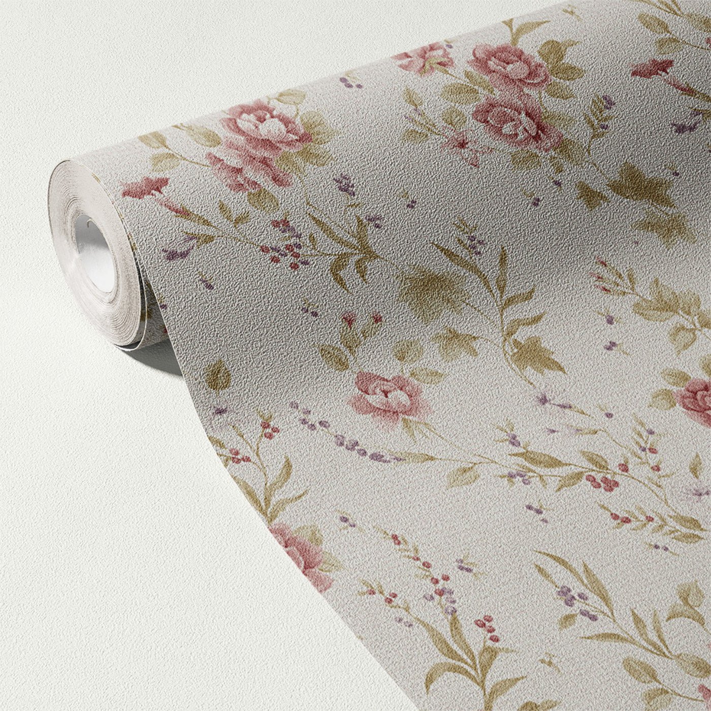 Floral & Leaves Wallpaper WAL1856-F