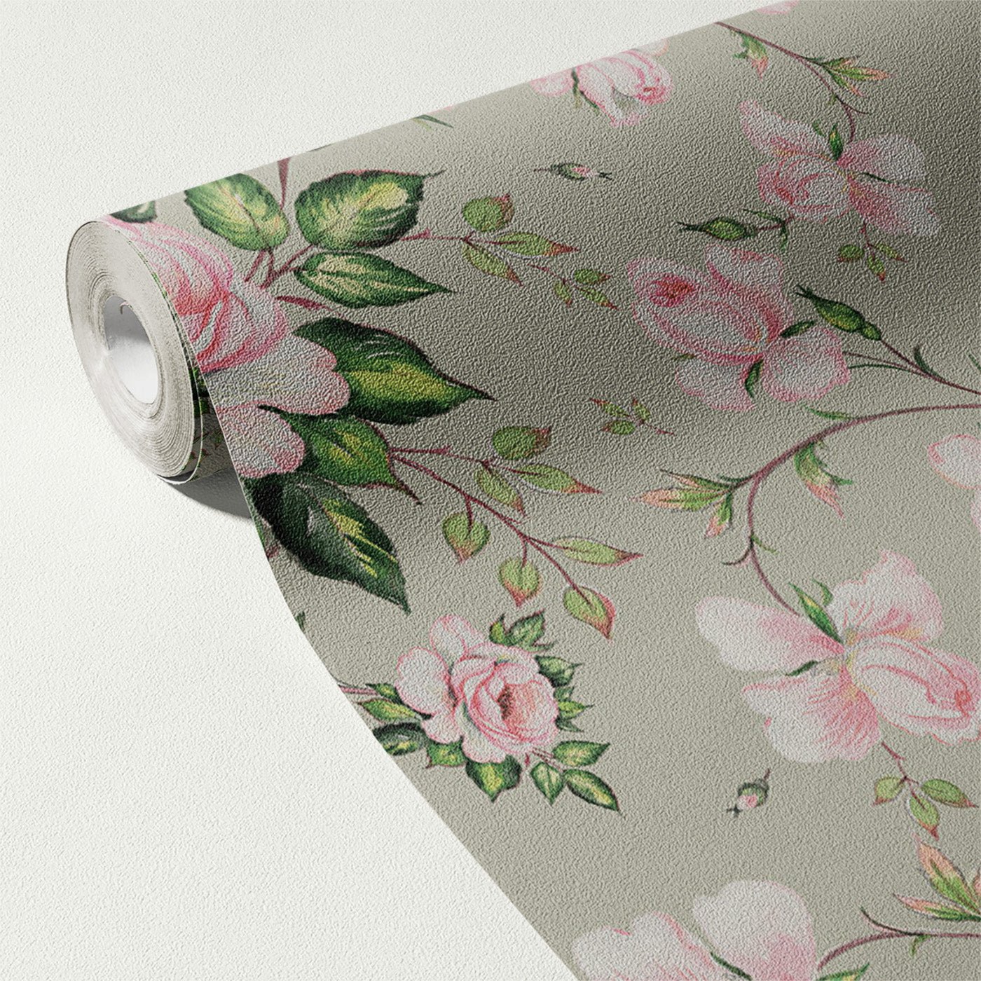 Floral & Leaves Wallpaper WAL1869-F