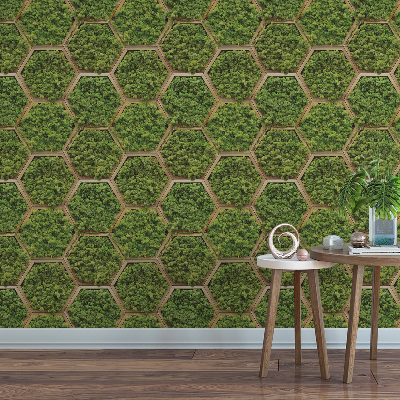 Floral & Leaves Wallpaper WAL1875-F