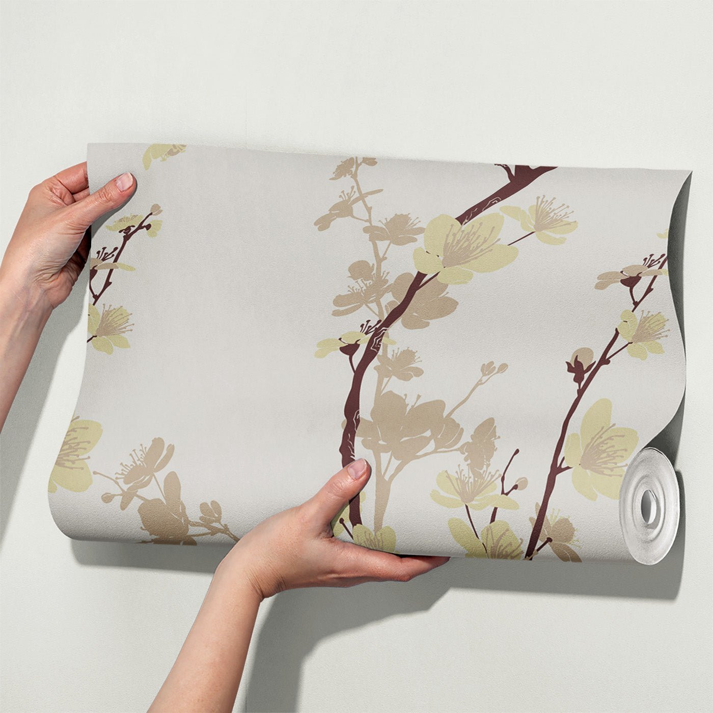 Floral & Leaves Wallpaper WAL1876-F