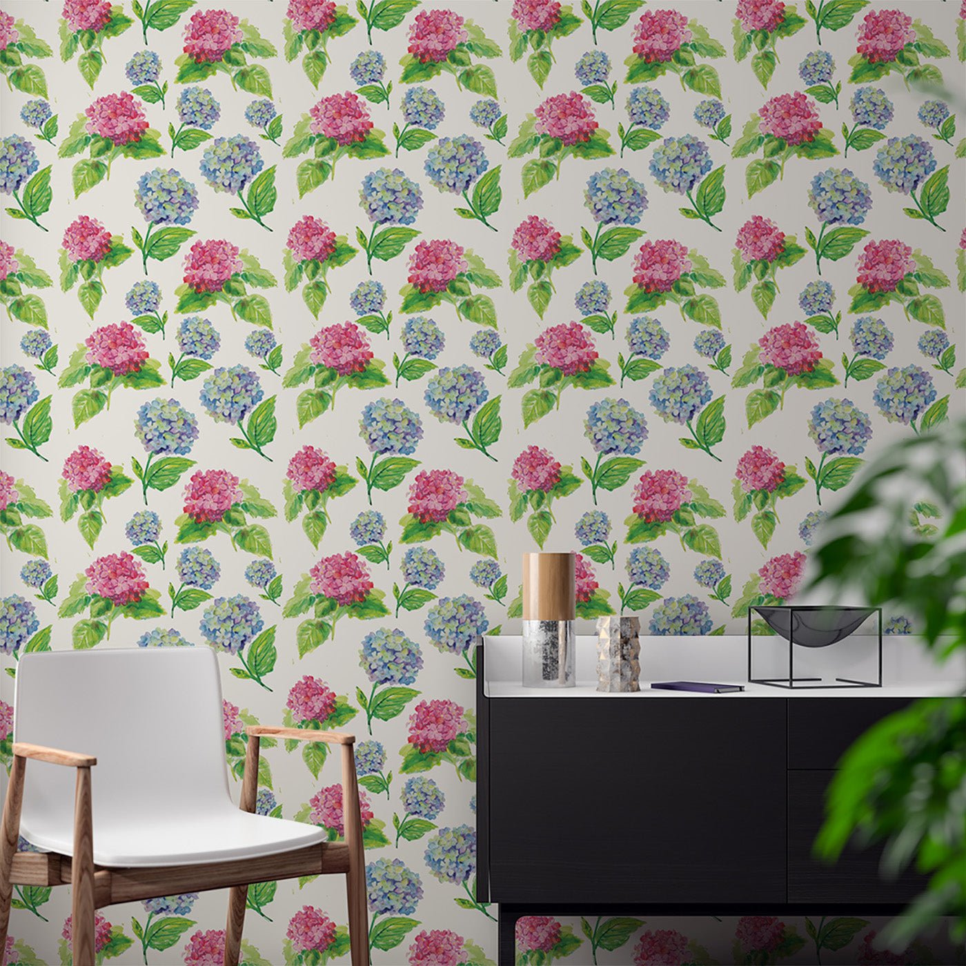 Floral & Leaves Wallpaper WAL1880-F