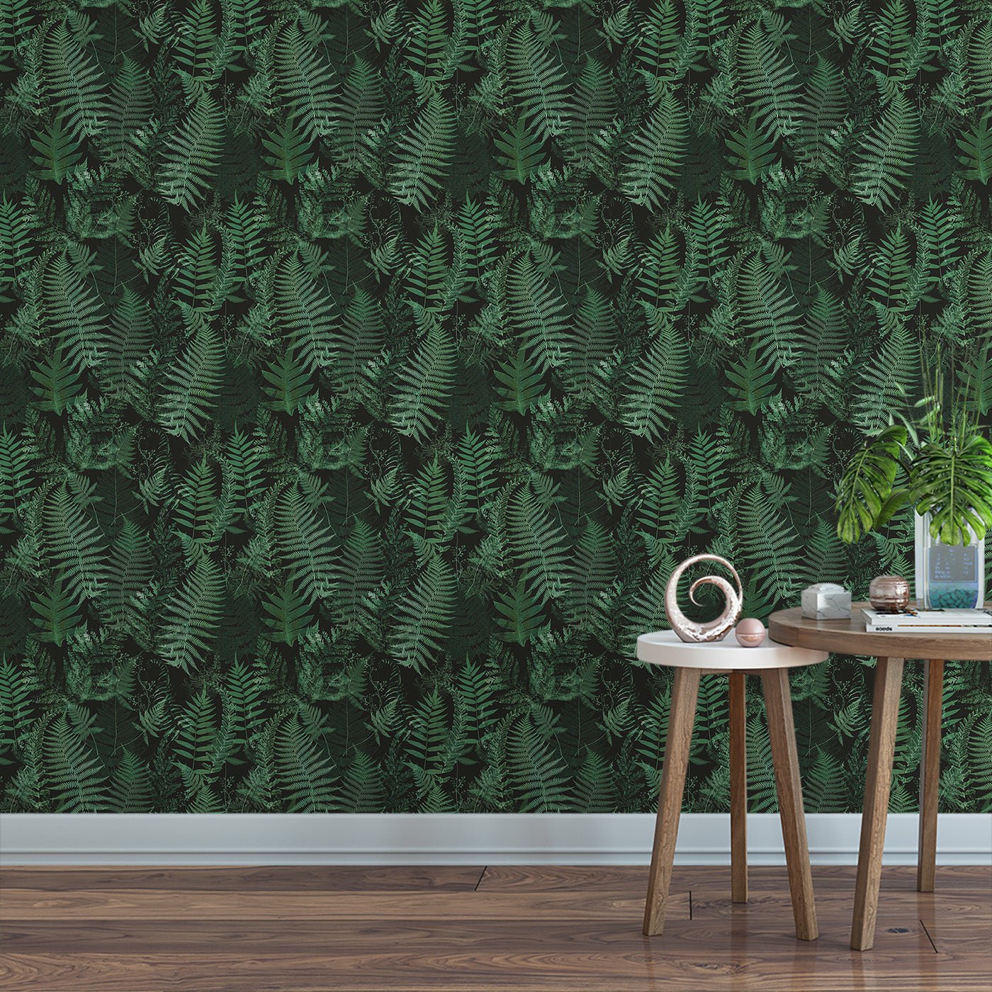 Floral & Leaves Wallpaper WAL1886-F