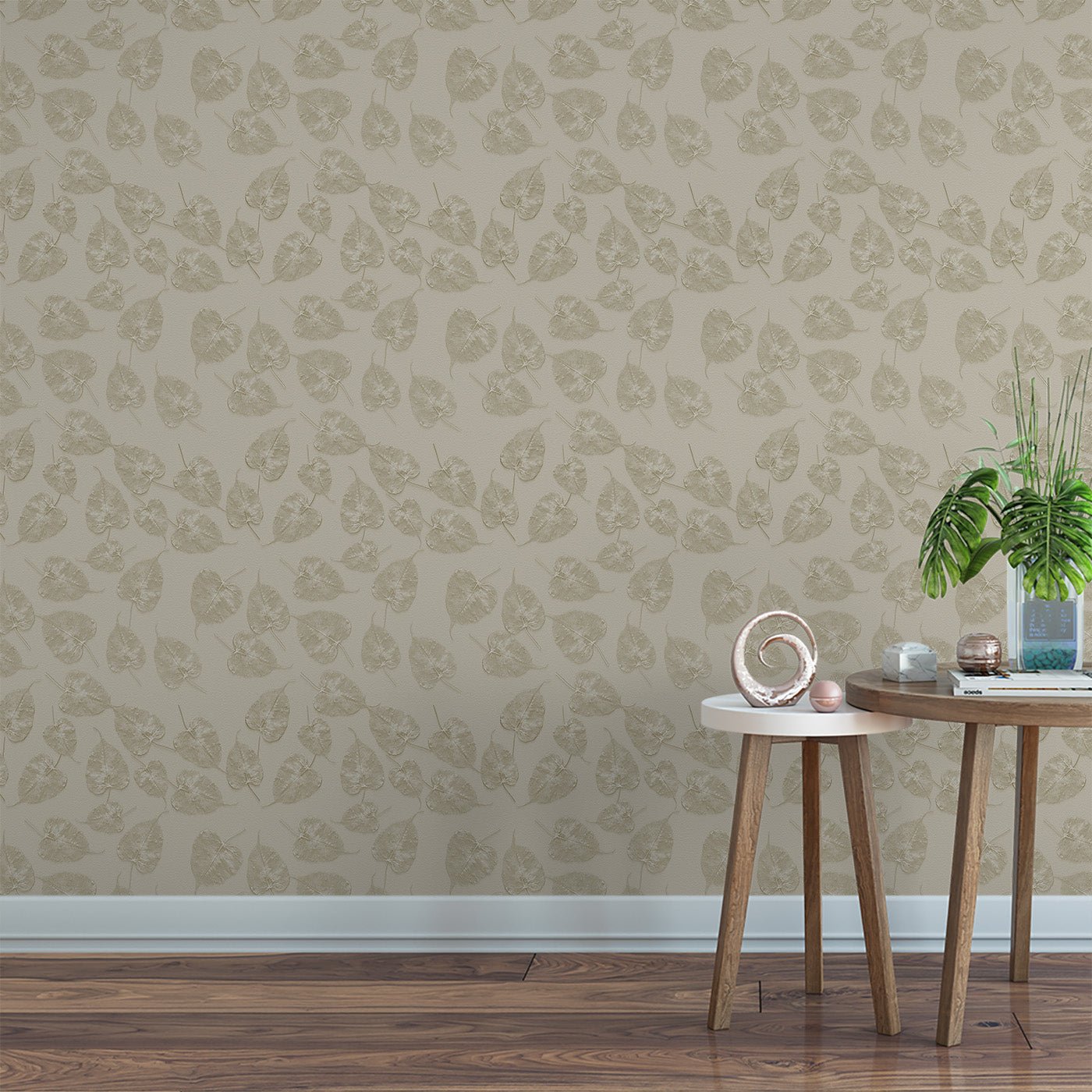 Floral & Leaves Wallpaper WAL1890-F