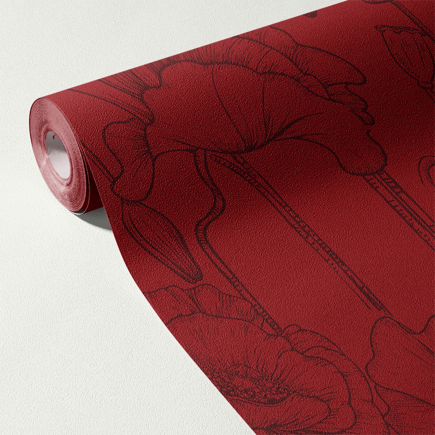 Floral & Leaves Wallpaper WAL1892-F