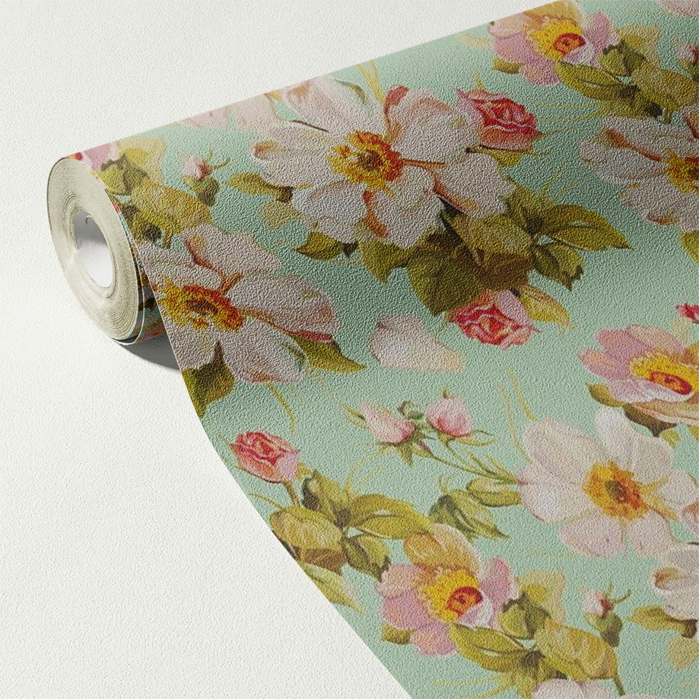 Floral & Leaves Wallpaper WAL1894-F